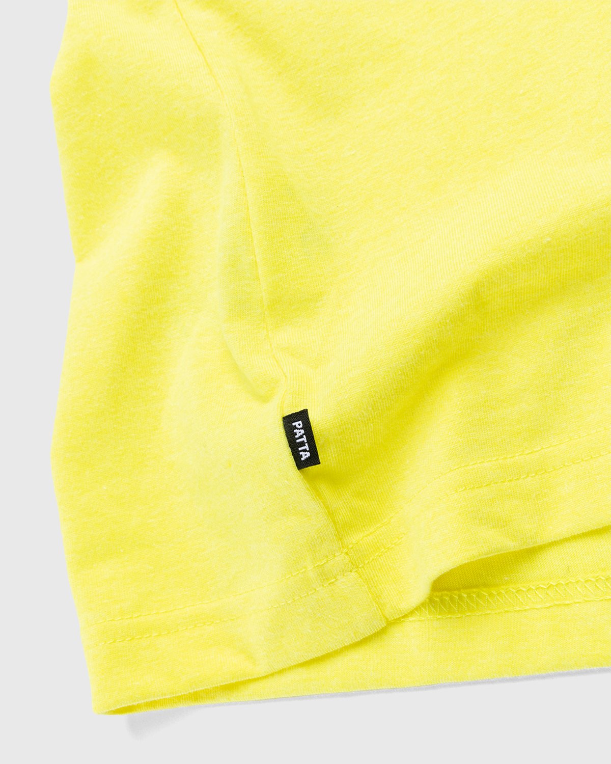 Patta - Word On The Street T-Shirt Fluoro Yellow - Clothing - Yellow - Image 4