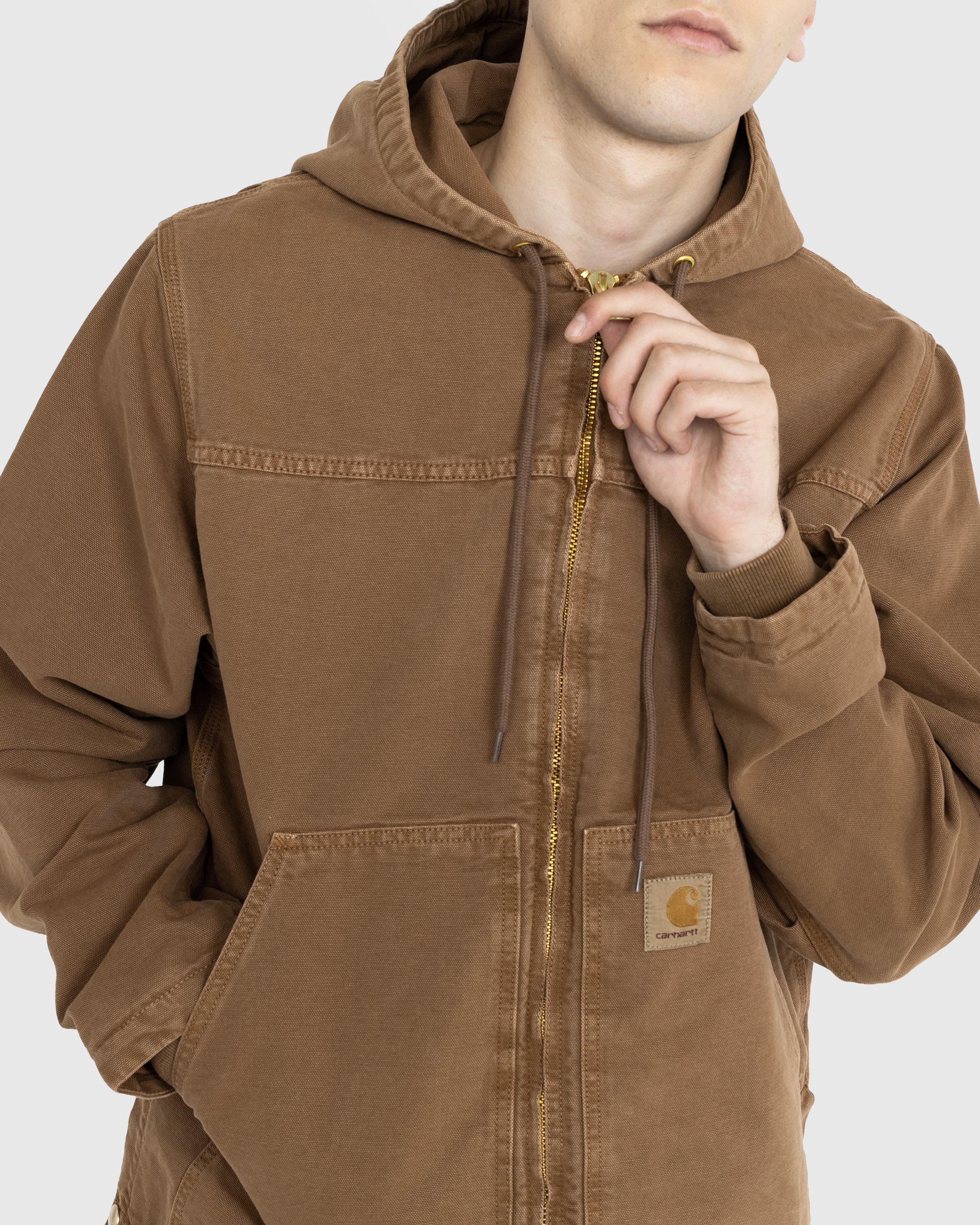 Carhartt WIP - Arling Jacket Faded Tamarind - Clothing - Brown - Image 4