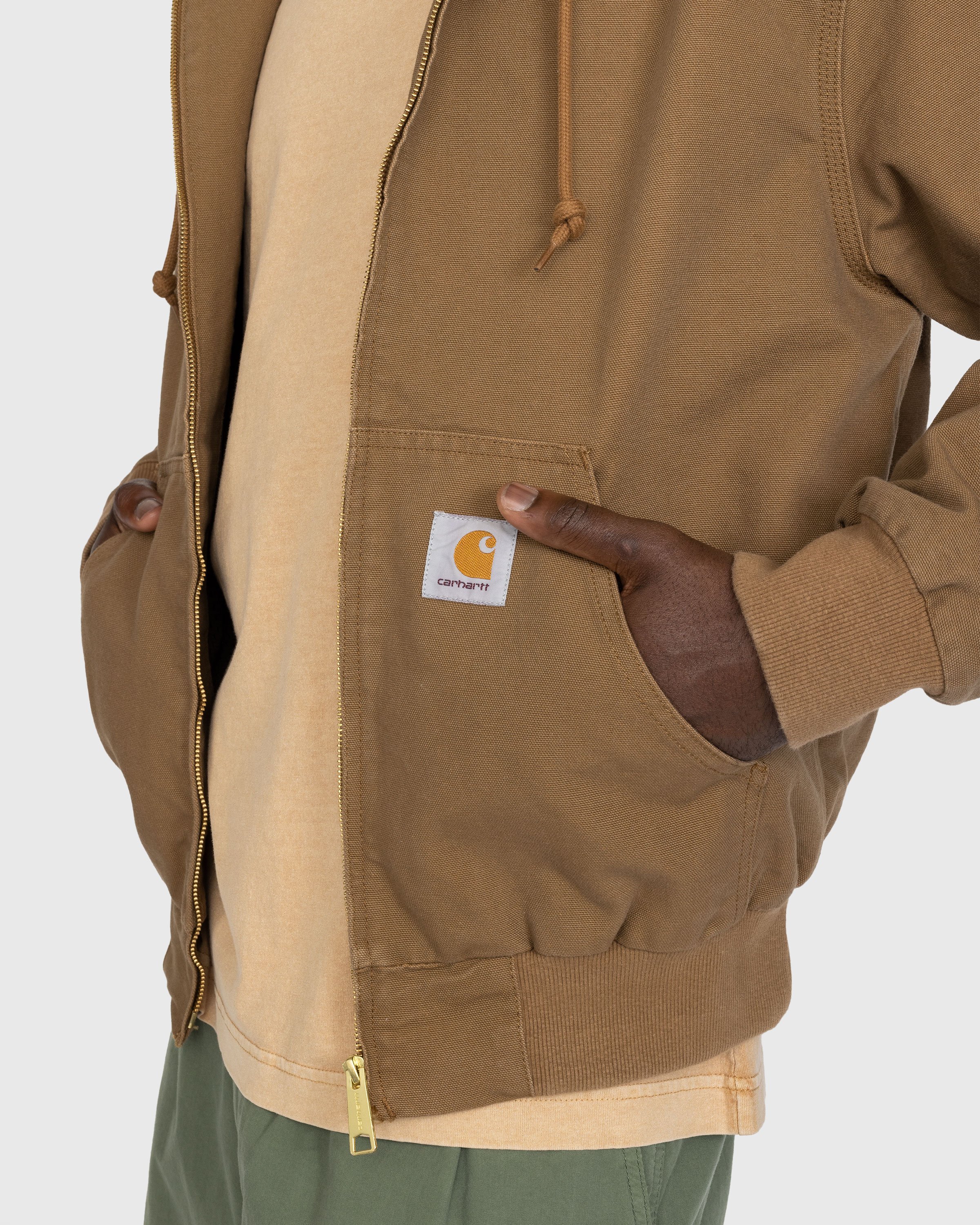 Carhartt WIP - Active Jacket Brown - Clothing - Brown - Image 4
