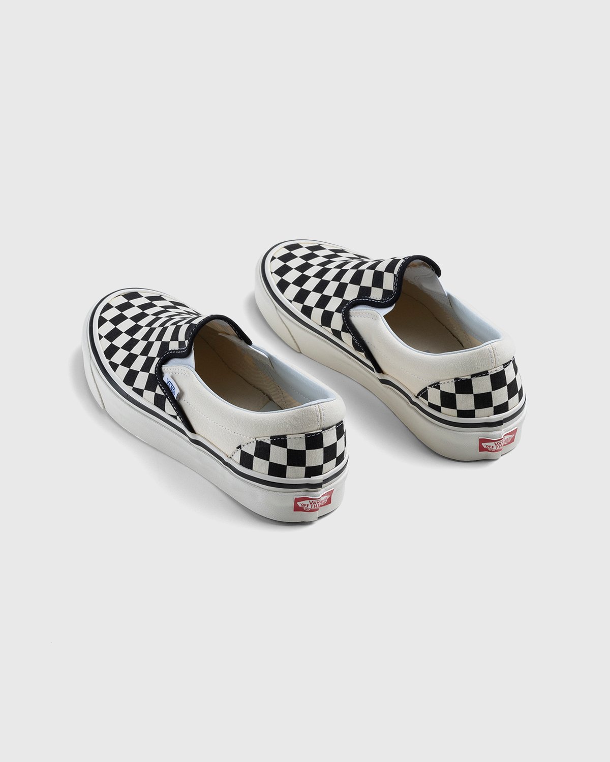 Vans - Anaheim Factory Classic Slip-On 98 DX Checkerboard - Footwear - White - Image 4
