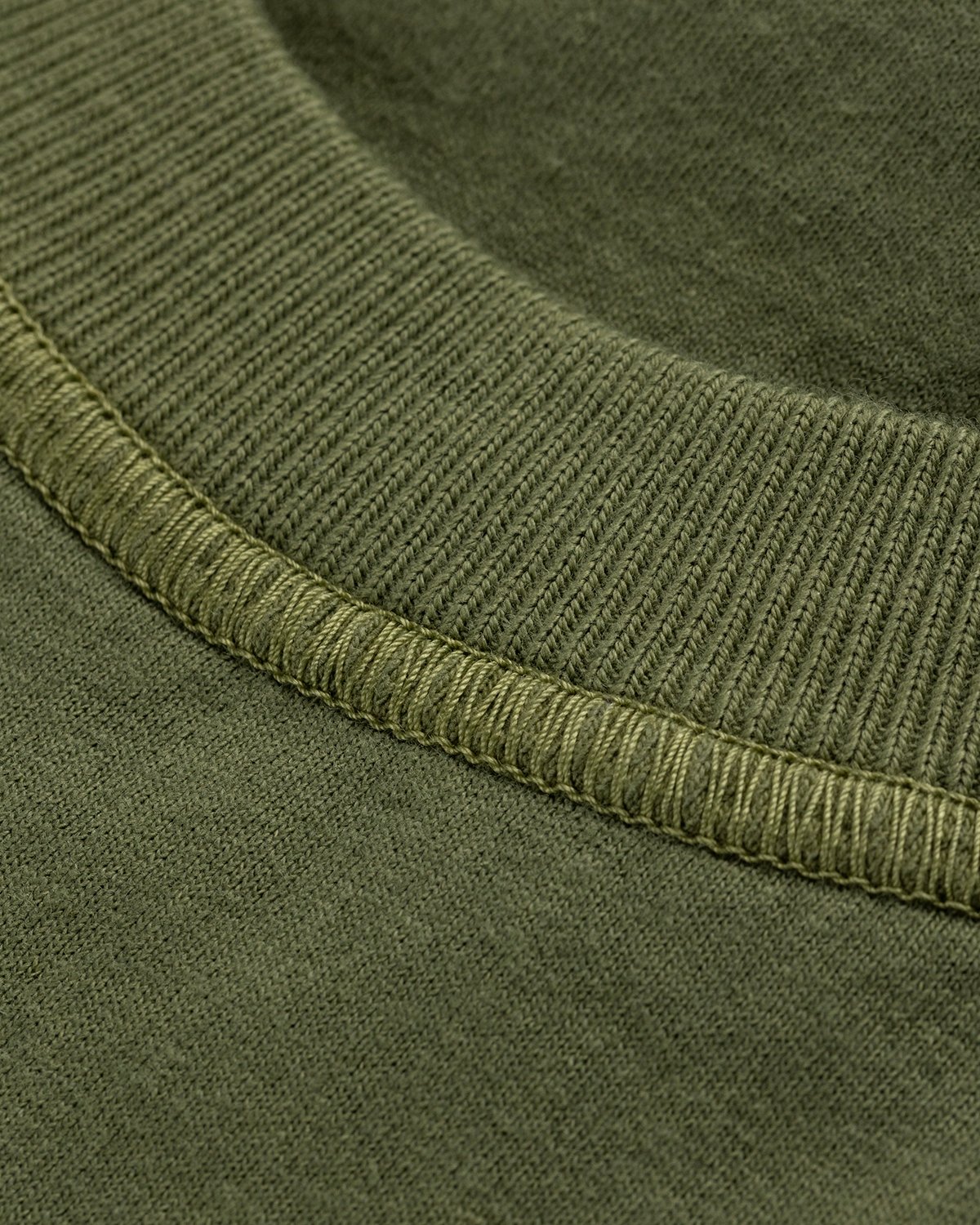 Stone Island - 23757 Garment-Dyed Fissato T-Shirt Olive Green - Clothing - Green - Image 4