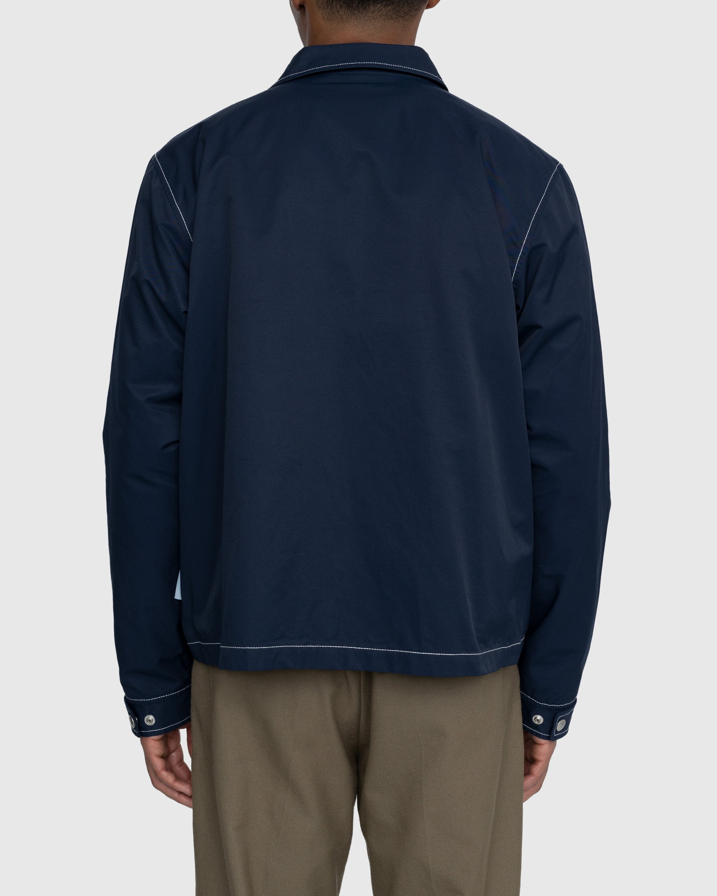 Highsnobiety - Brushed Nylon Jacket Navy - Clothing - Blue - Image 4