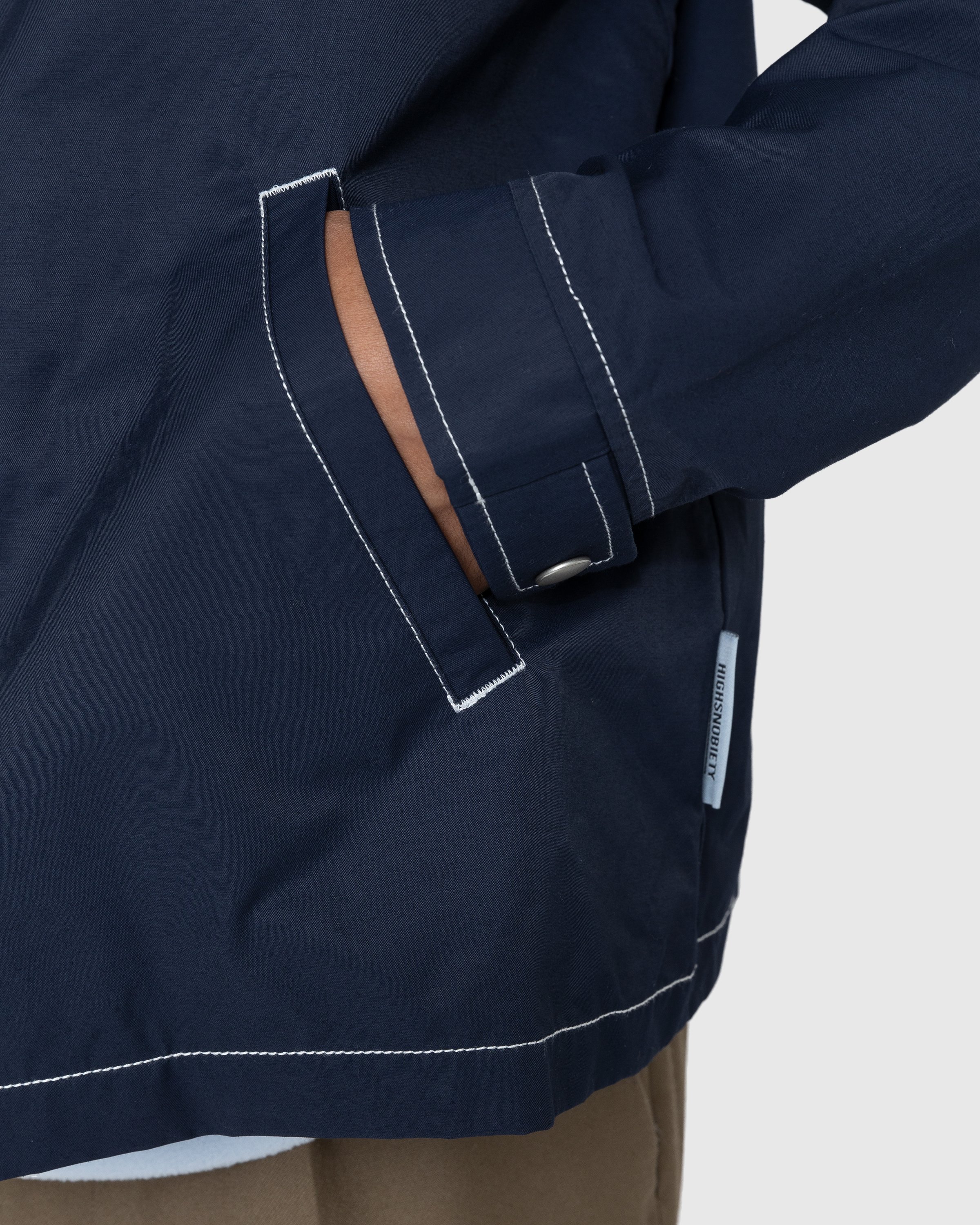 Highsnobiety - Brushed Nylon Jacket Navy - Clothing - Blue - Image 7