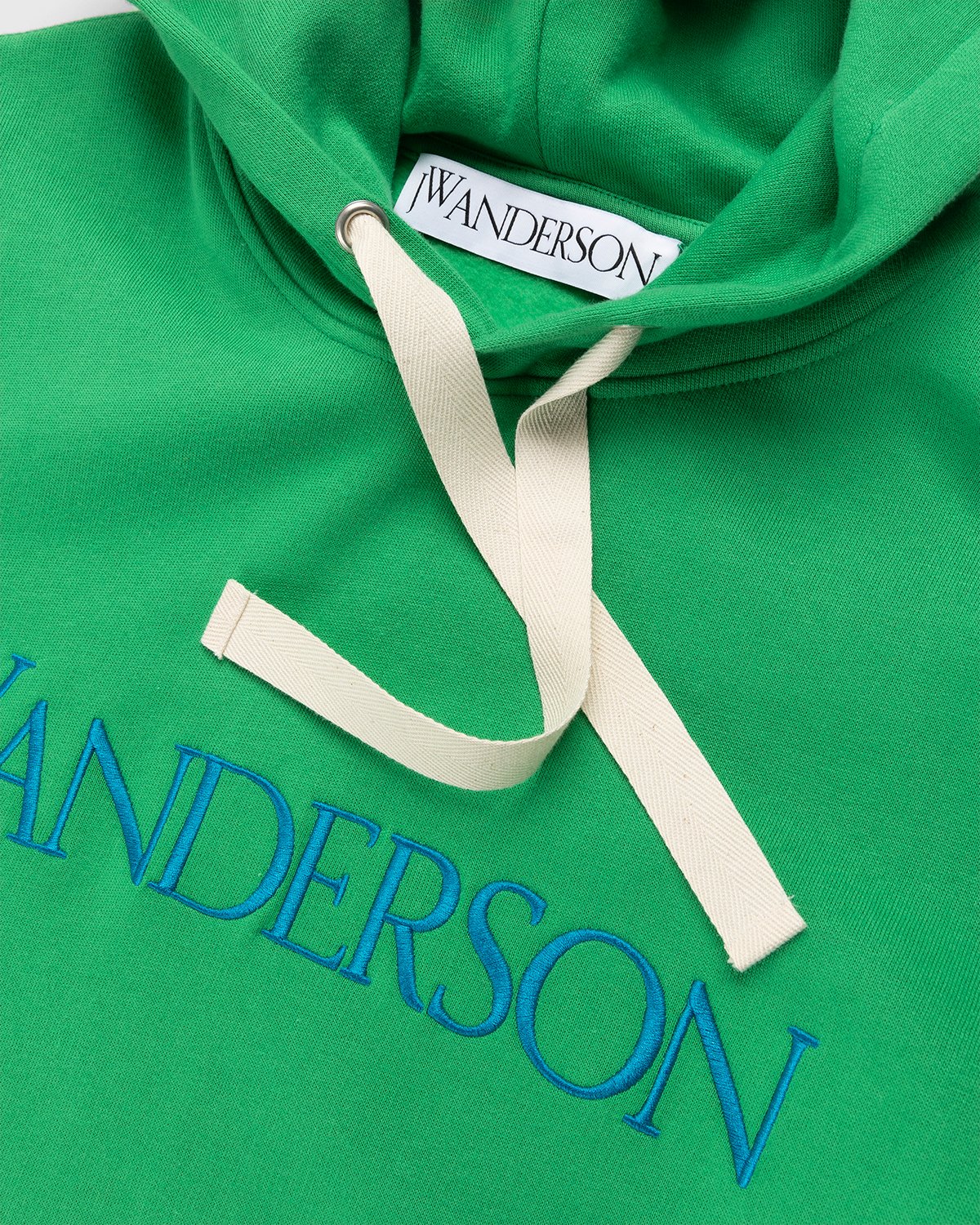 J.W. Anderson - Classic Logo Hoodie Green - Clothing - Green - Image 3