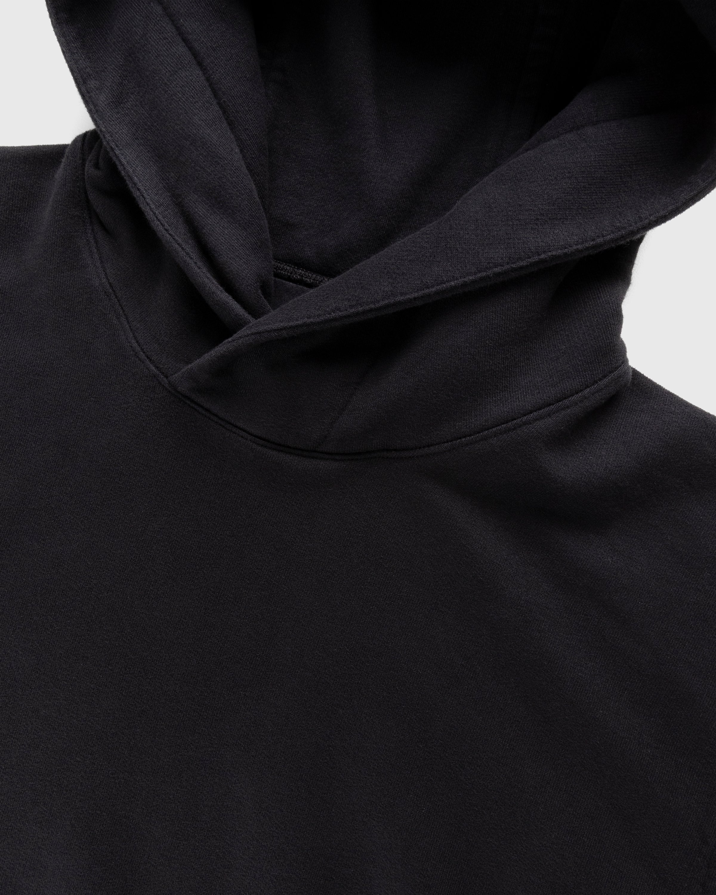 Stone Island - Garment-Dyed Fleece Hoodie Black - Clothing - Black - Image 3