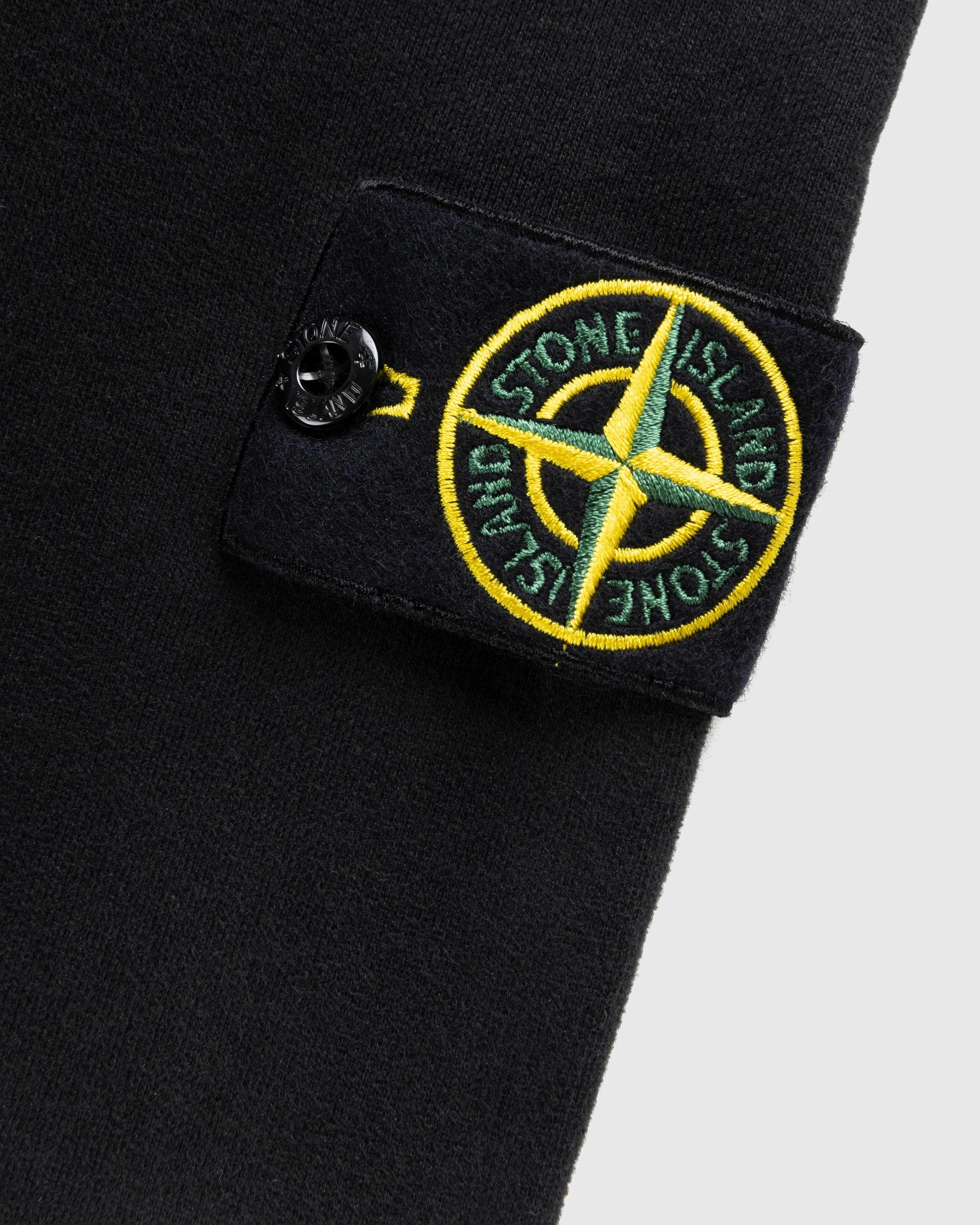 Stone Island - Garment-Dyed Fleece Hoodie Black - Clothing - Black - Image 5