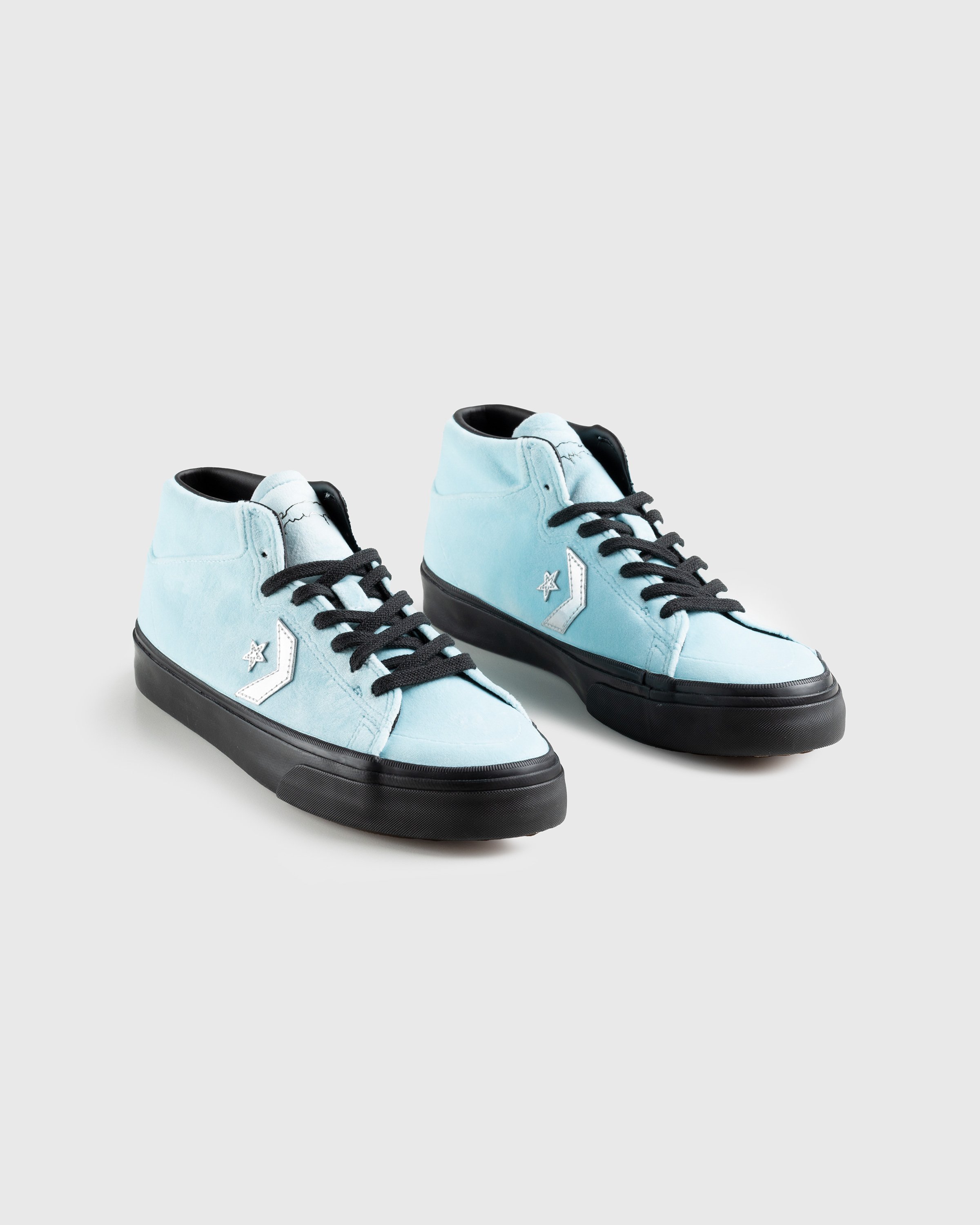 Converse x Fucking Awesome - Louie Lopez Pro Mid Cyan Tint/Black - Footwear - Blue - Image 3