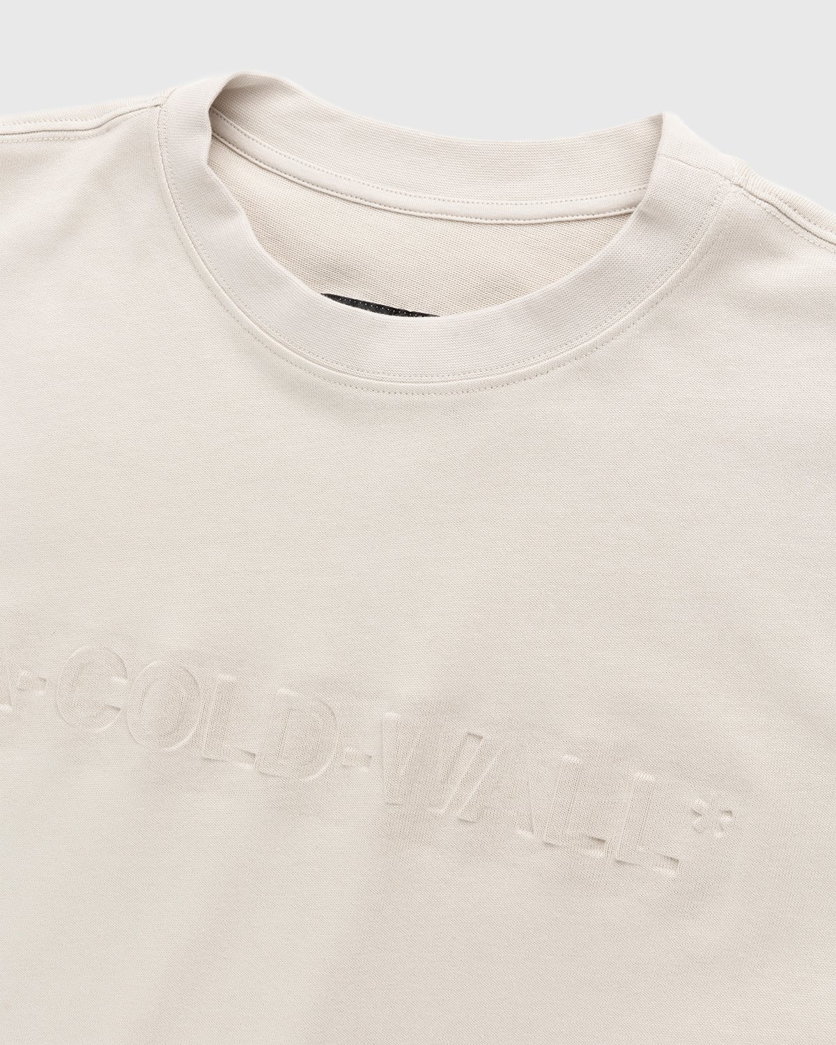 A-Cold-Wall* - Gradient Logo T-Shirt Bone - Clothing - White - Image 4