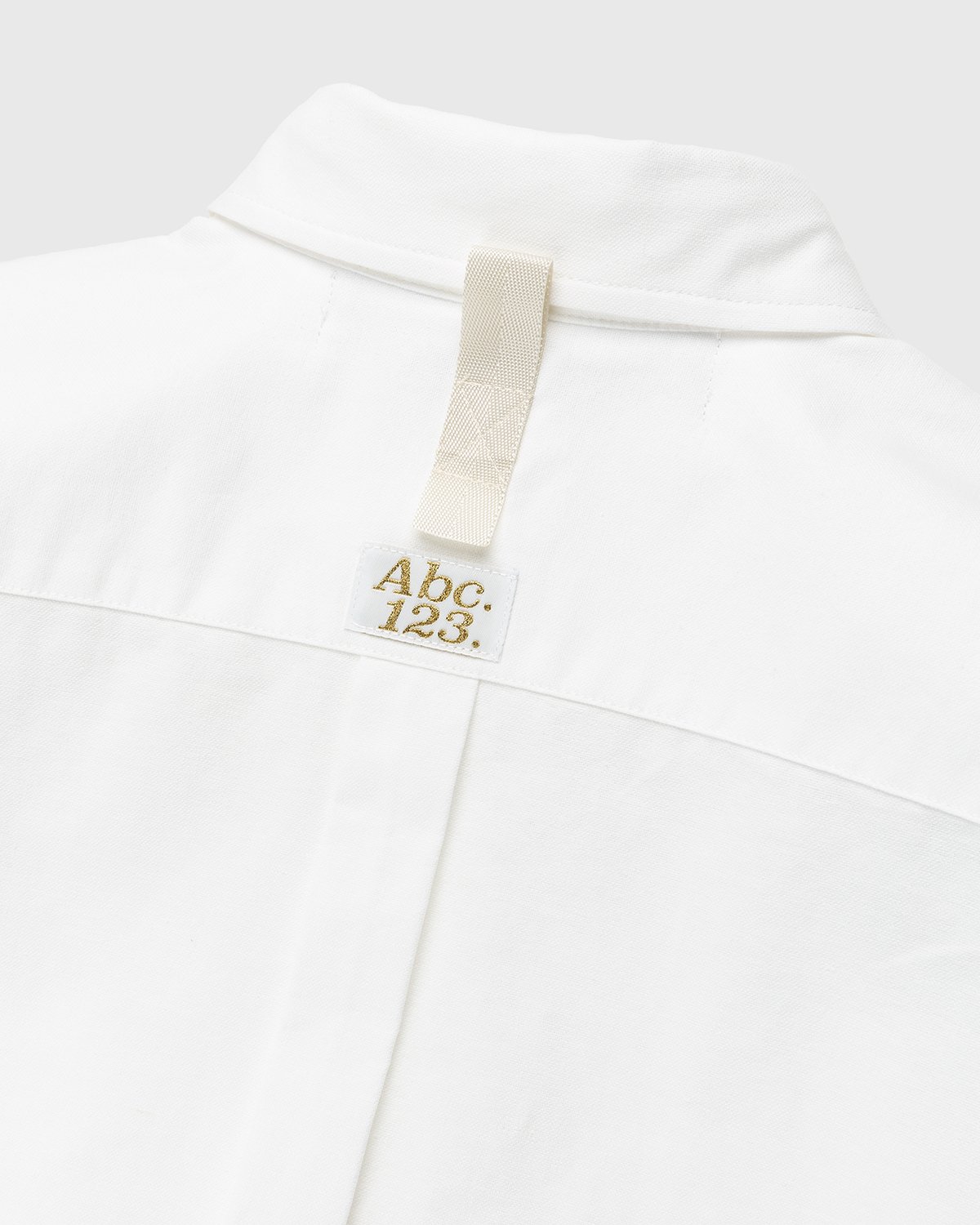 Abc. - Oxford Woven Shirt Selenite - Longsleeve Shirts - White - Image 3