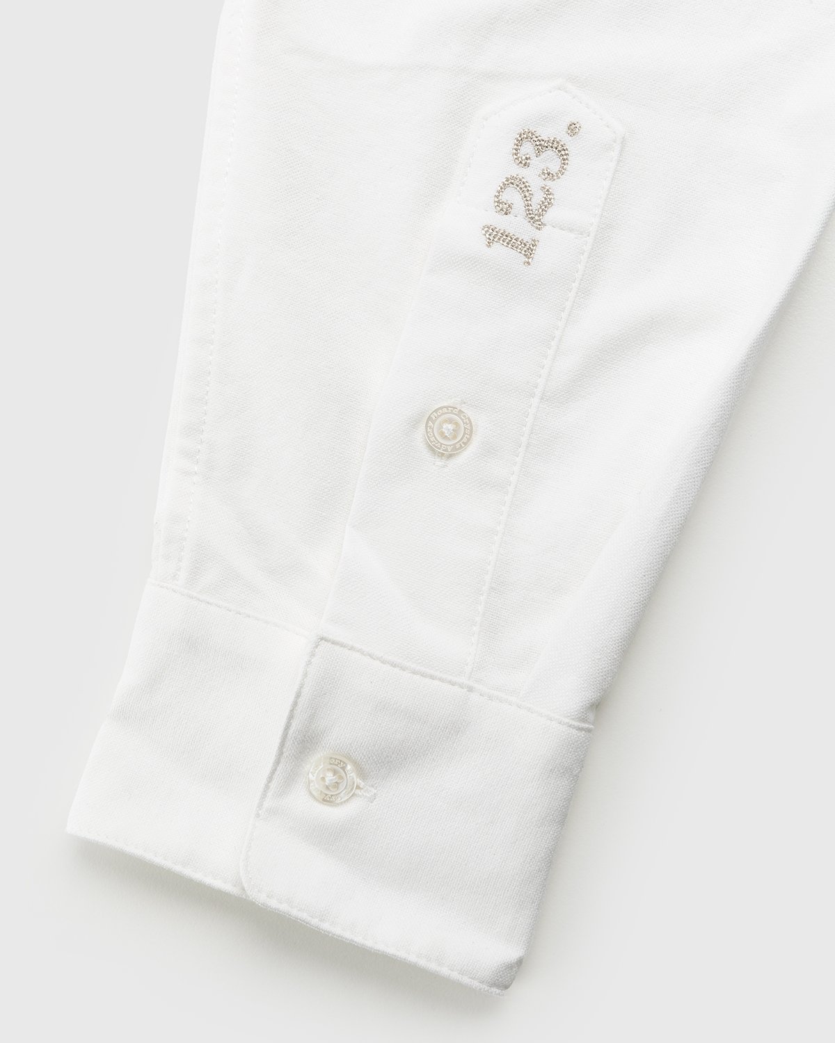 Abc. - Oxford Woven Shirt Selenite - Longsleeve Shirts - White - Image 4