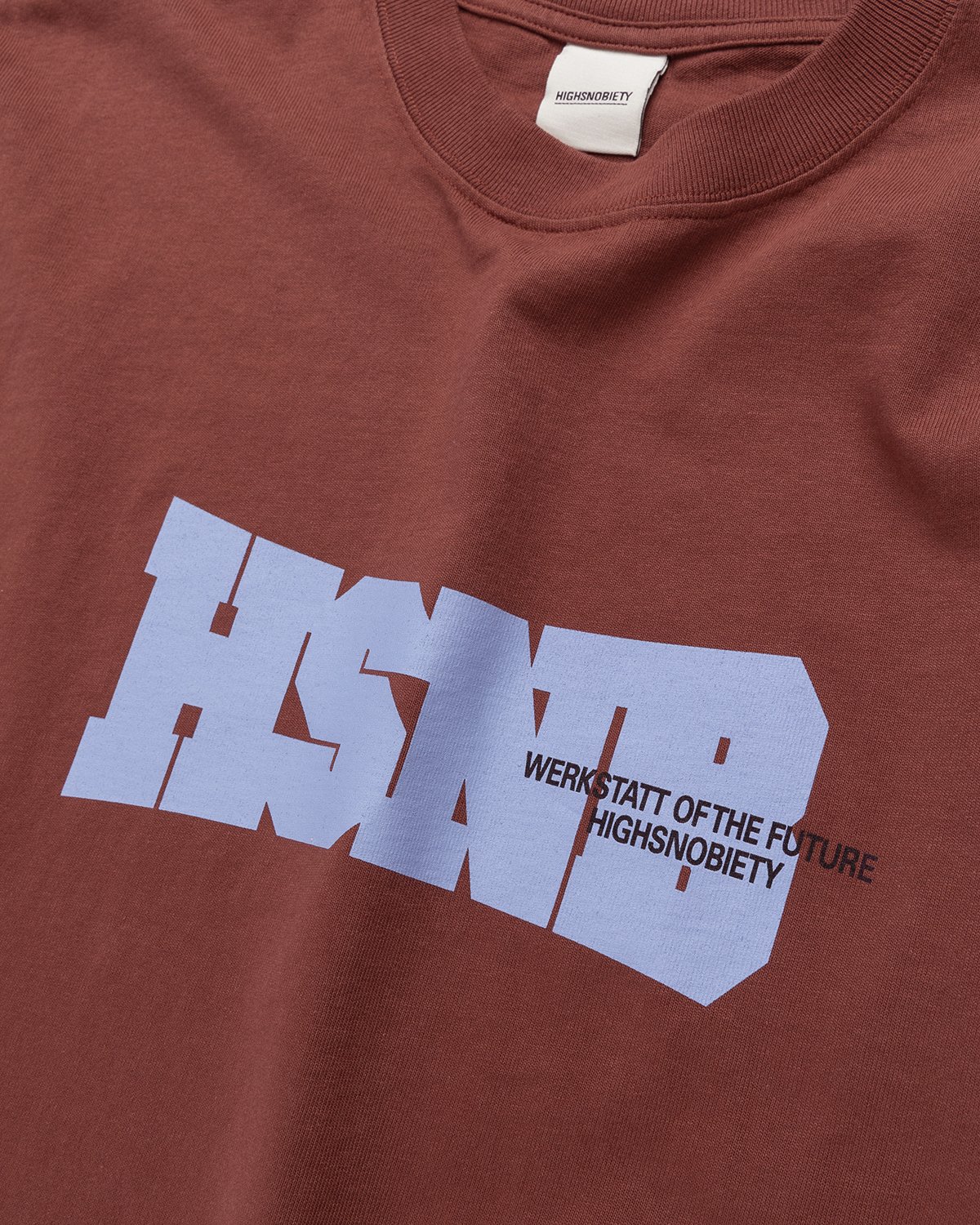 Highsnobiety - HSNB Logo T-Shirt Brown - Clothing - Brown - Image 3