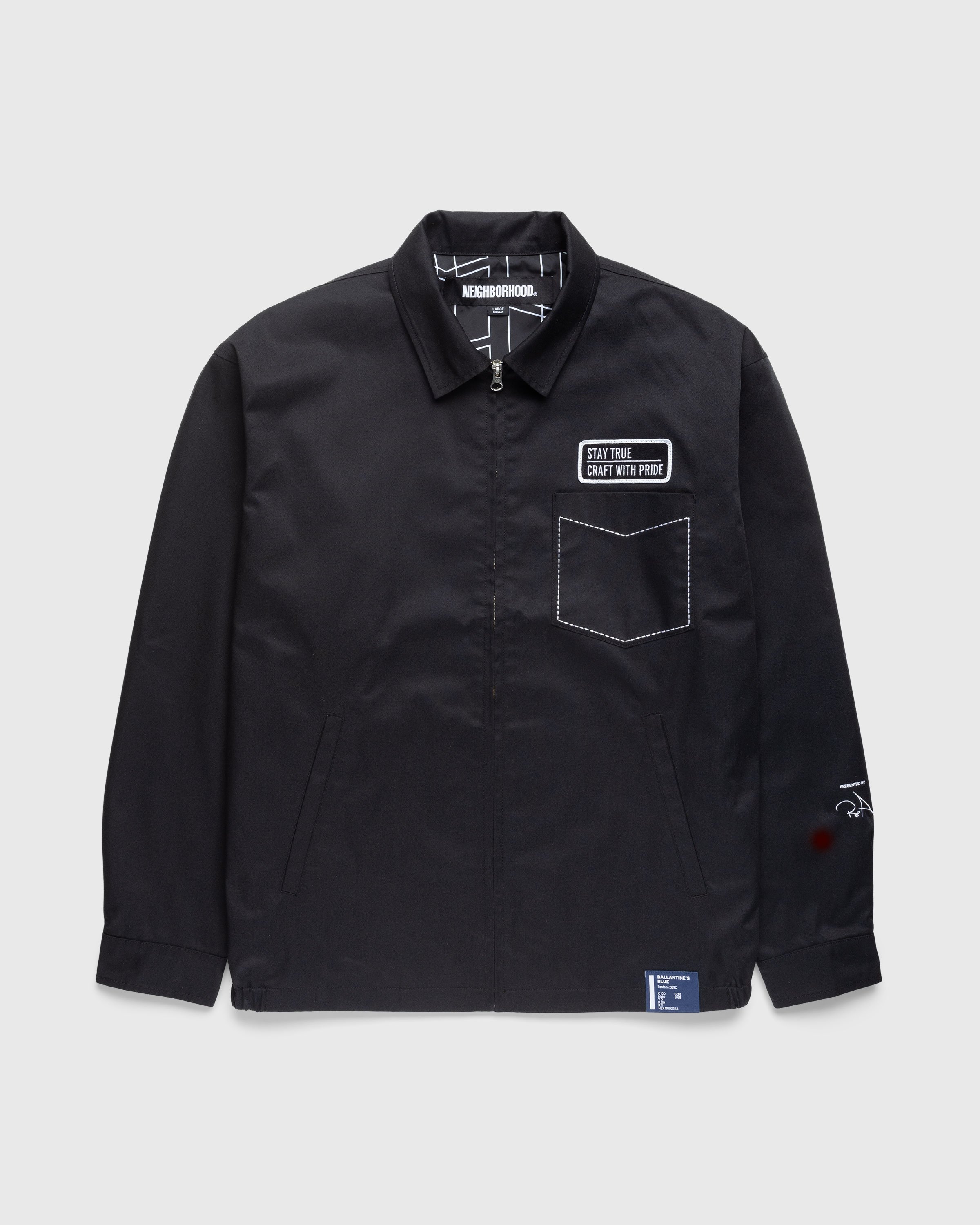 Ballantine's x NEIGHBORHOOD. - Zip Work Jacket Black - Clothing - Black - Image 2