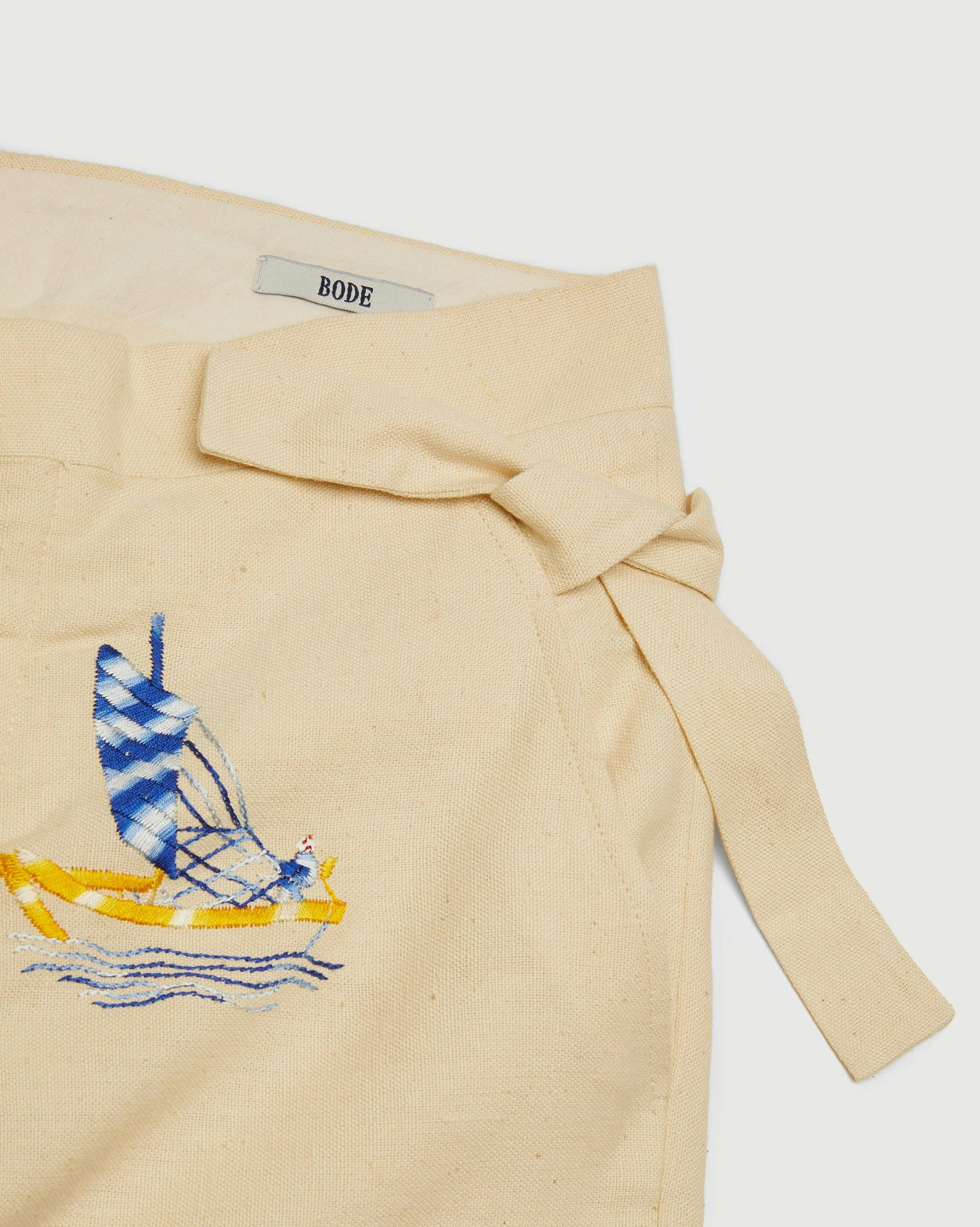 Bode - Sailing Tableau Trousers Tan - Clothing - Beige - Image 4