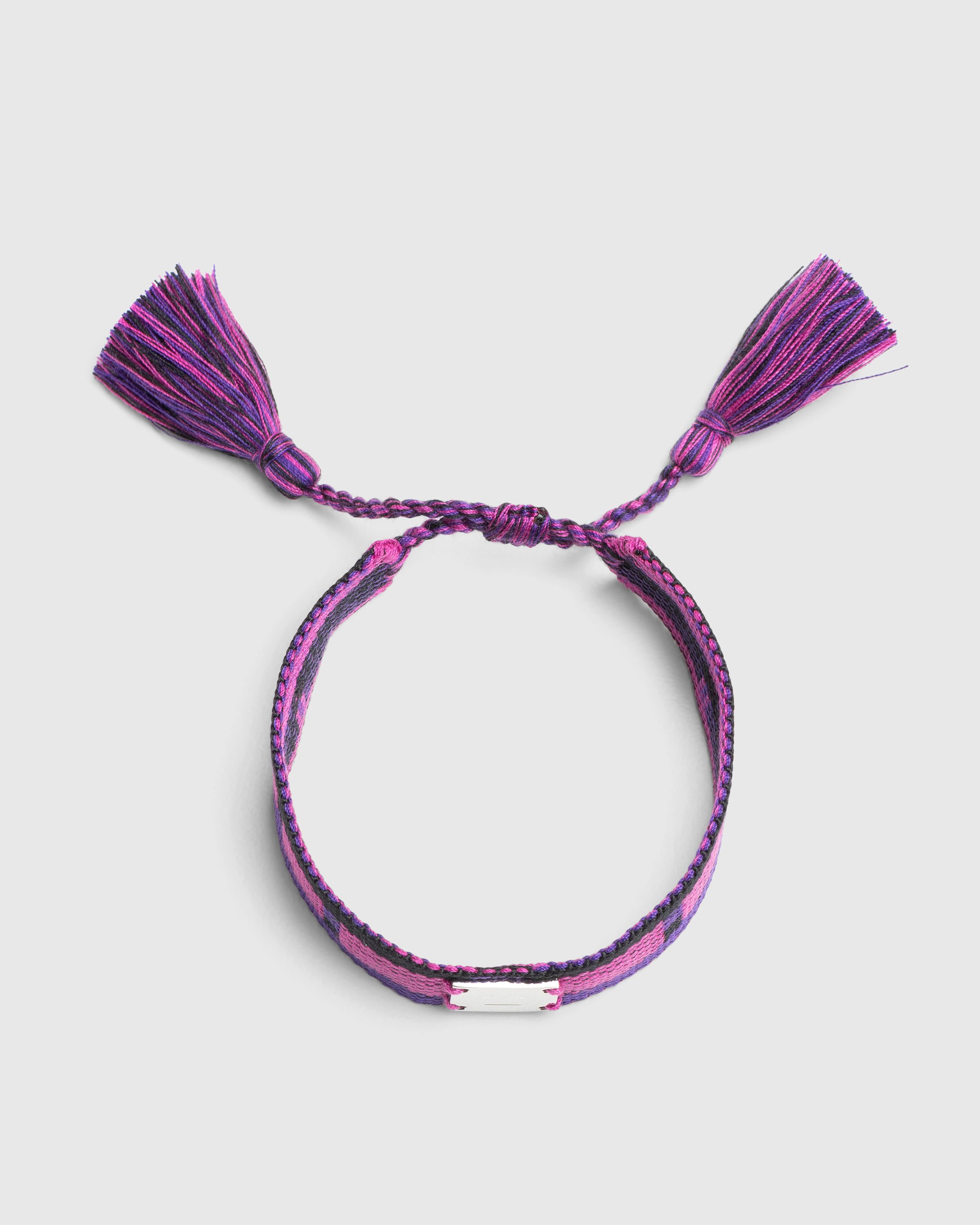 Acne Studios - Face Logo Friendship Bracelet Pink - Accessories - Pink - Image 2