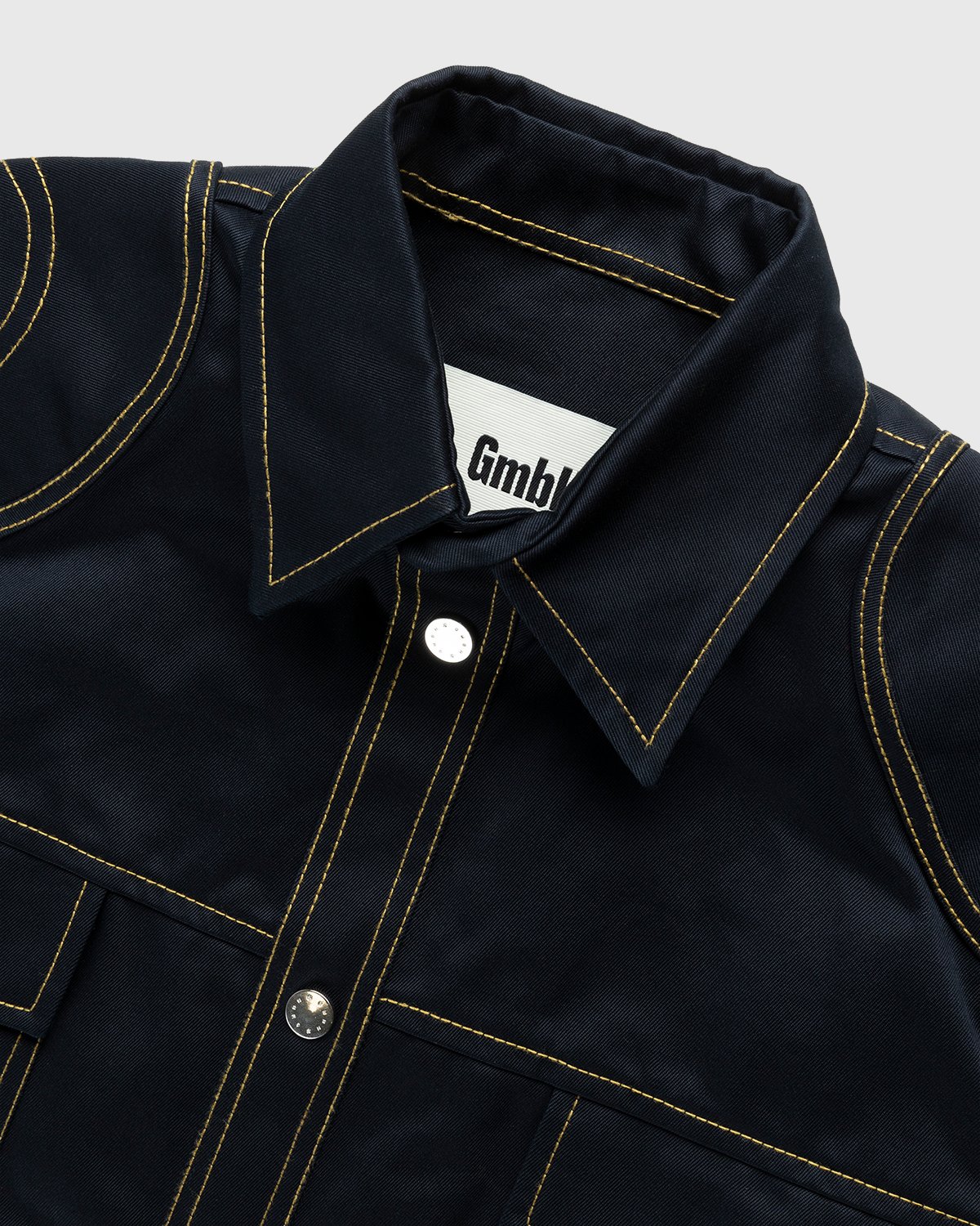 GmbH - Tahir Overshirt Navy - Clothing - Blue - Image 4