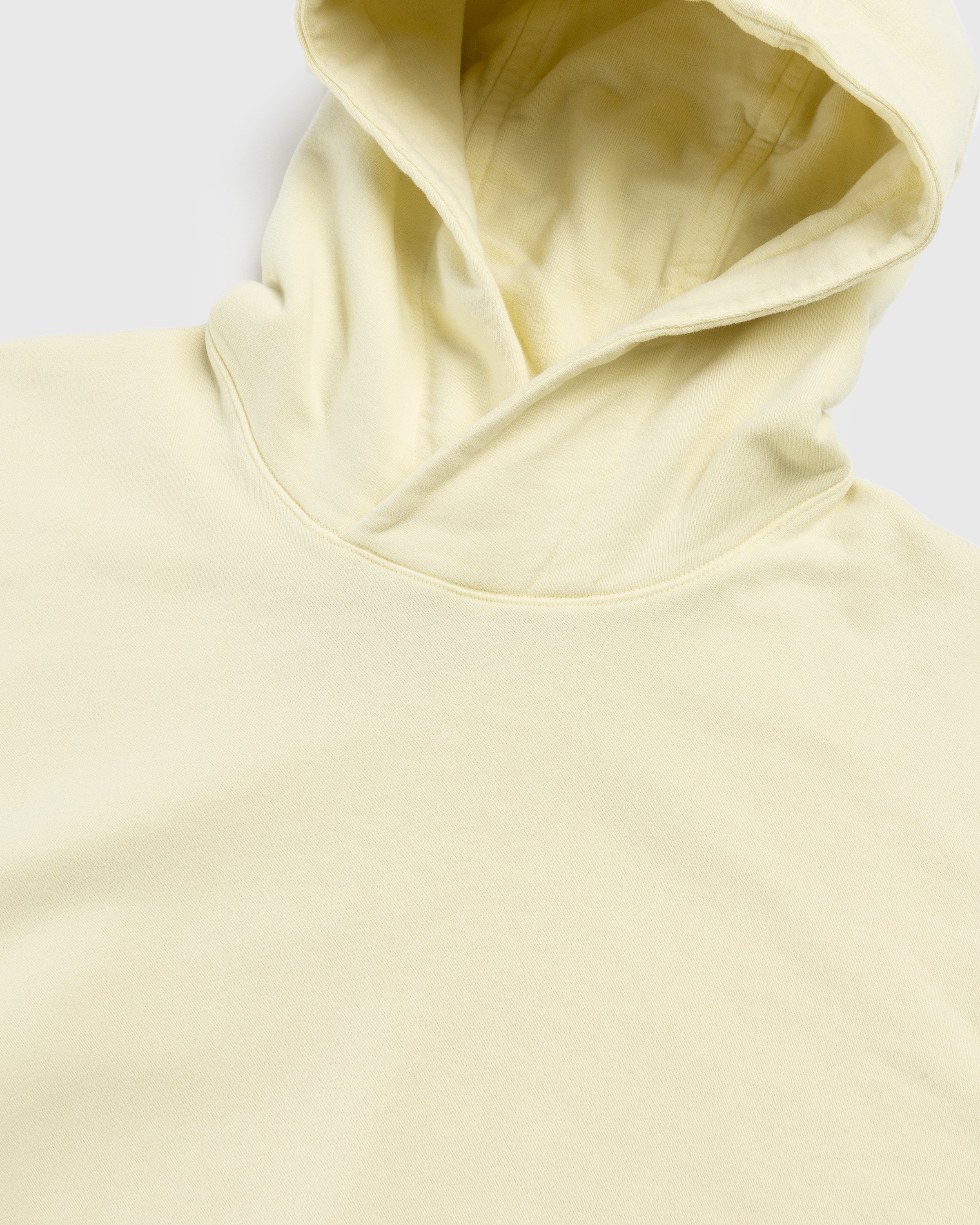 Stone Island - Garment-Dyed Fleece Hoodie Butter - Clothing - Beige - Image 3