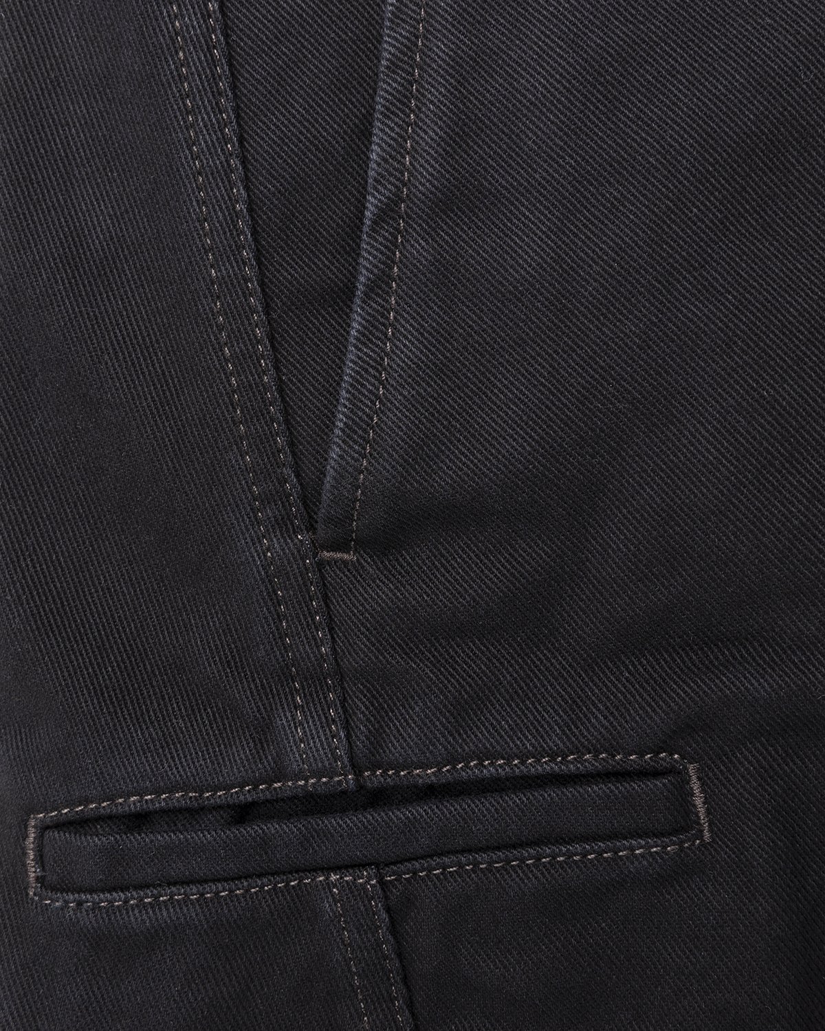 Lemaire - Rinsed Denim Twisted Pants Black - Clothing - Black - Image 5