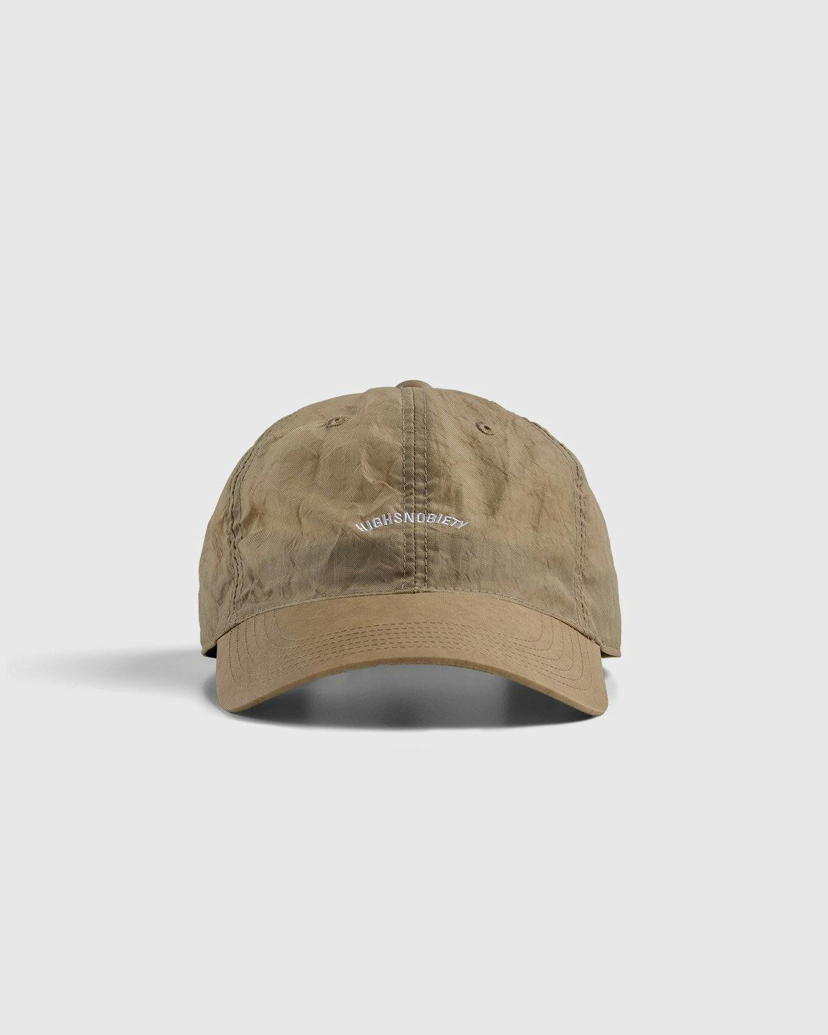 Highsnobiety - Stonewashed Nylon Ball Cap Sand - Accessories - Yellow - Image 2