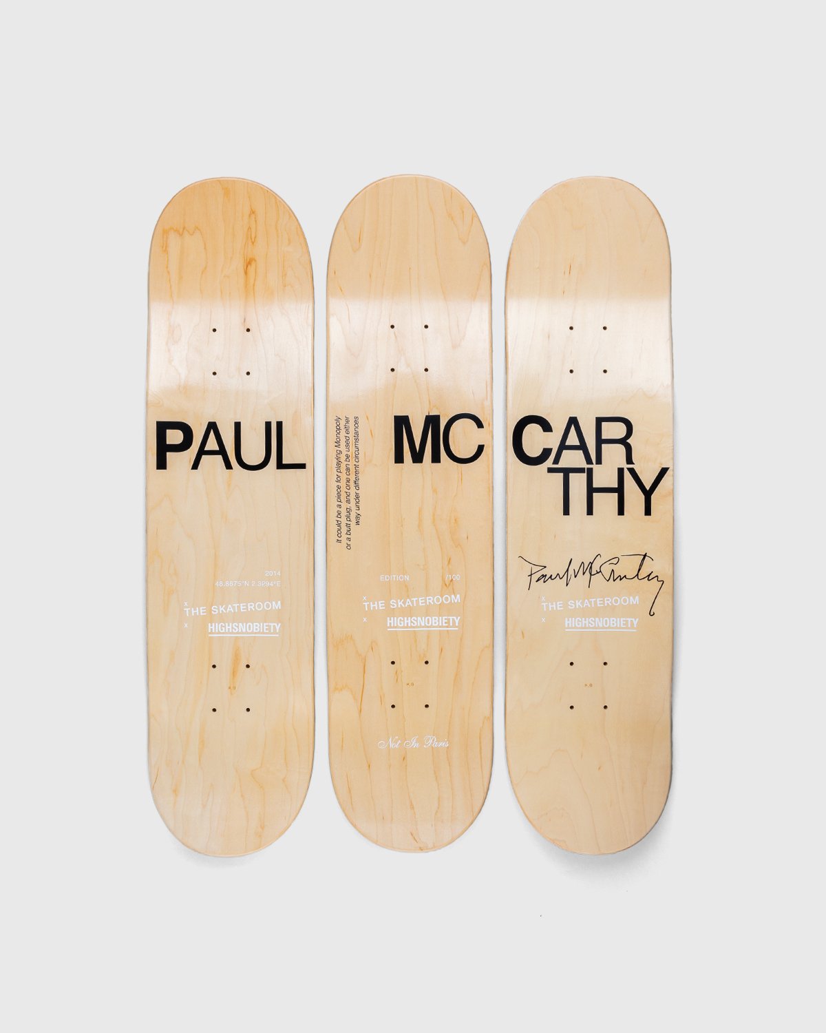 The Skateroom x Highsnobiety - Paul Mccarthy “Tree” Skate Deck Set - Lifestyle - Green - Image 2