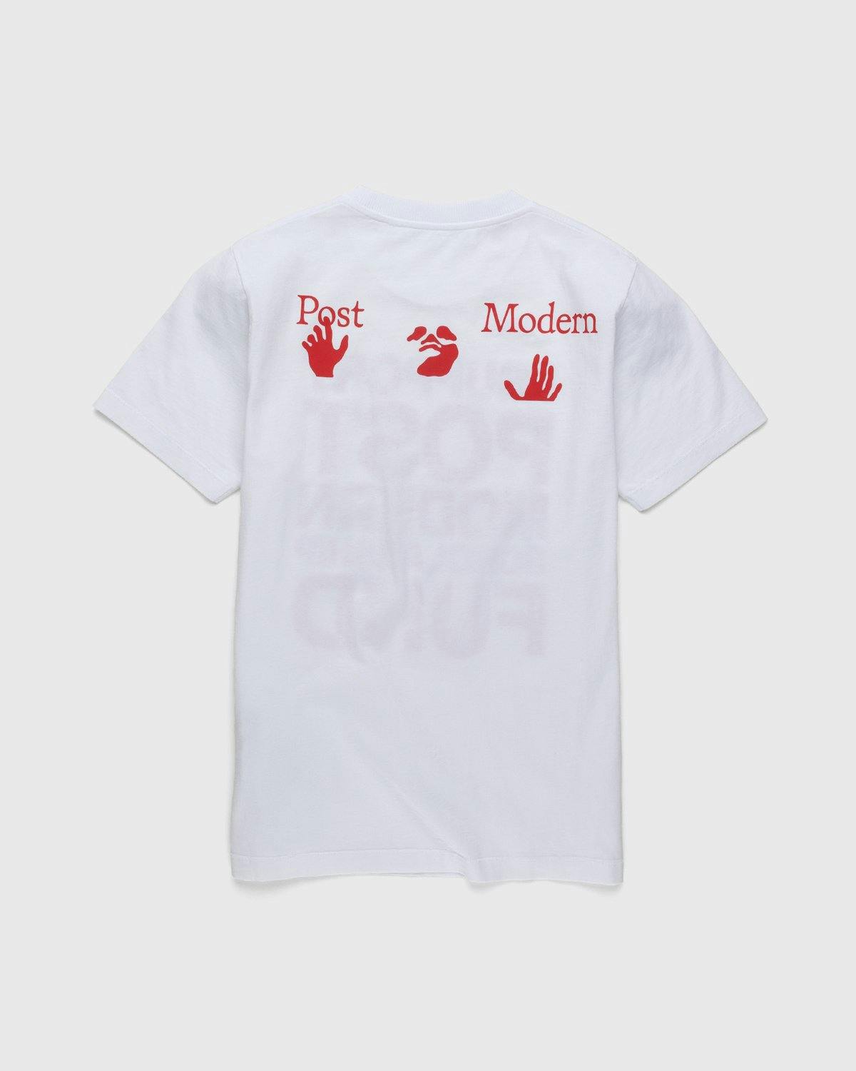 Off-White - Support Post-Modern Tee White/Red - Clothing - White - Image 2