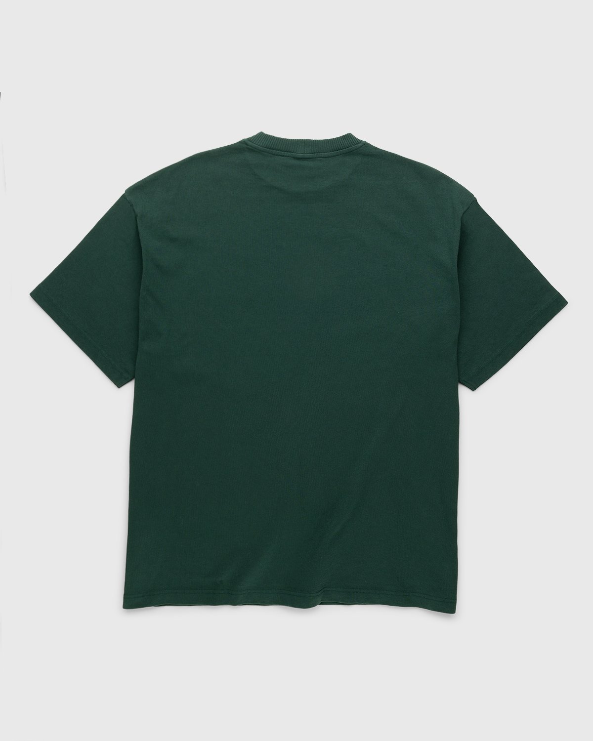 Acne Studios - Cotton Logo T-Shirt Deep Green - Clothing - Green - Image 2