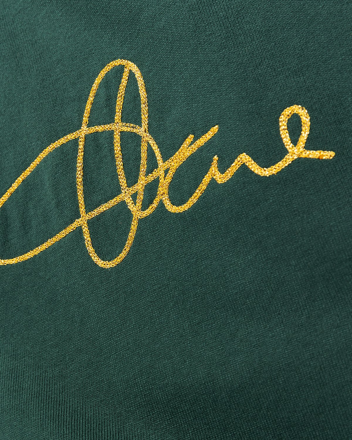 Acne Studios - Cotton Logo T-Shirt Deep Green - Clothing - Green - Image 4