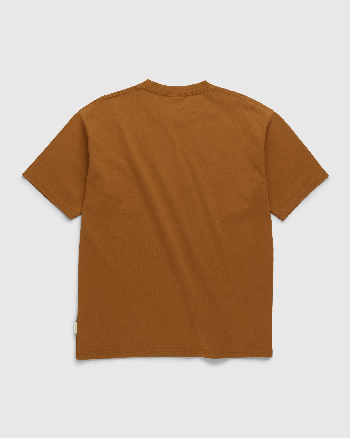 Highsnobiety - Heavy Logo Staples T-Shirt Acorn - Clothing - Green - Image 2