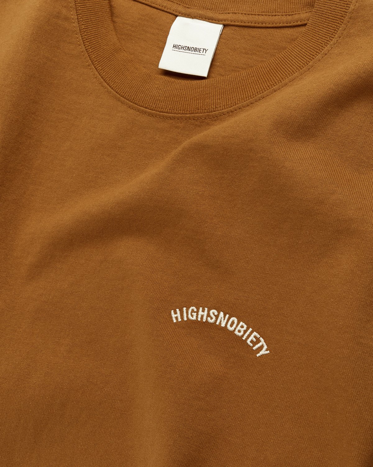 Highsnobiety - Heavy Logo Staples T-Shirt Acorn - Clothing - Green - Image 3