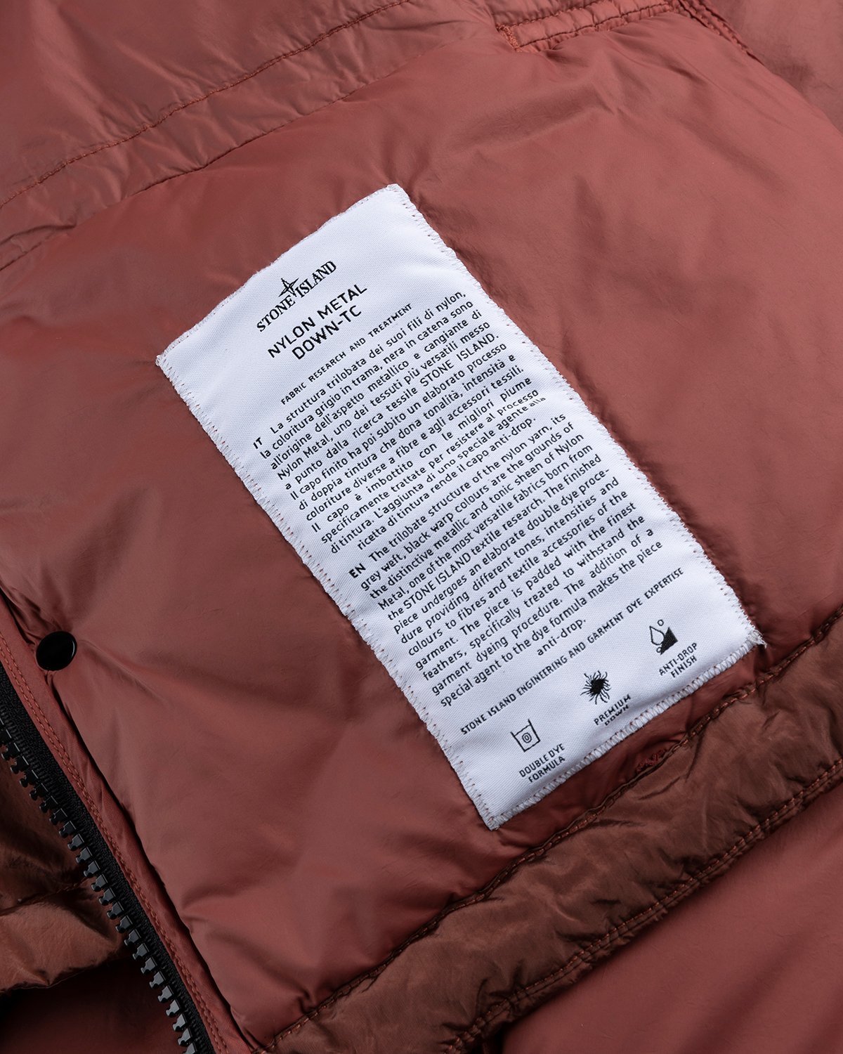 Stone Island - Real Down Jacket Brick Red - Clothing - Red - Image 4