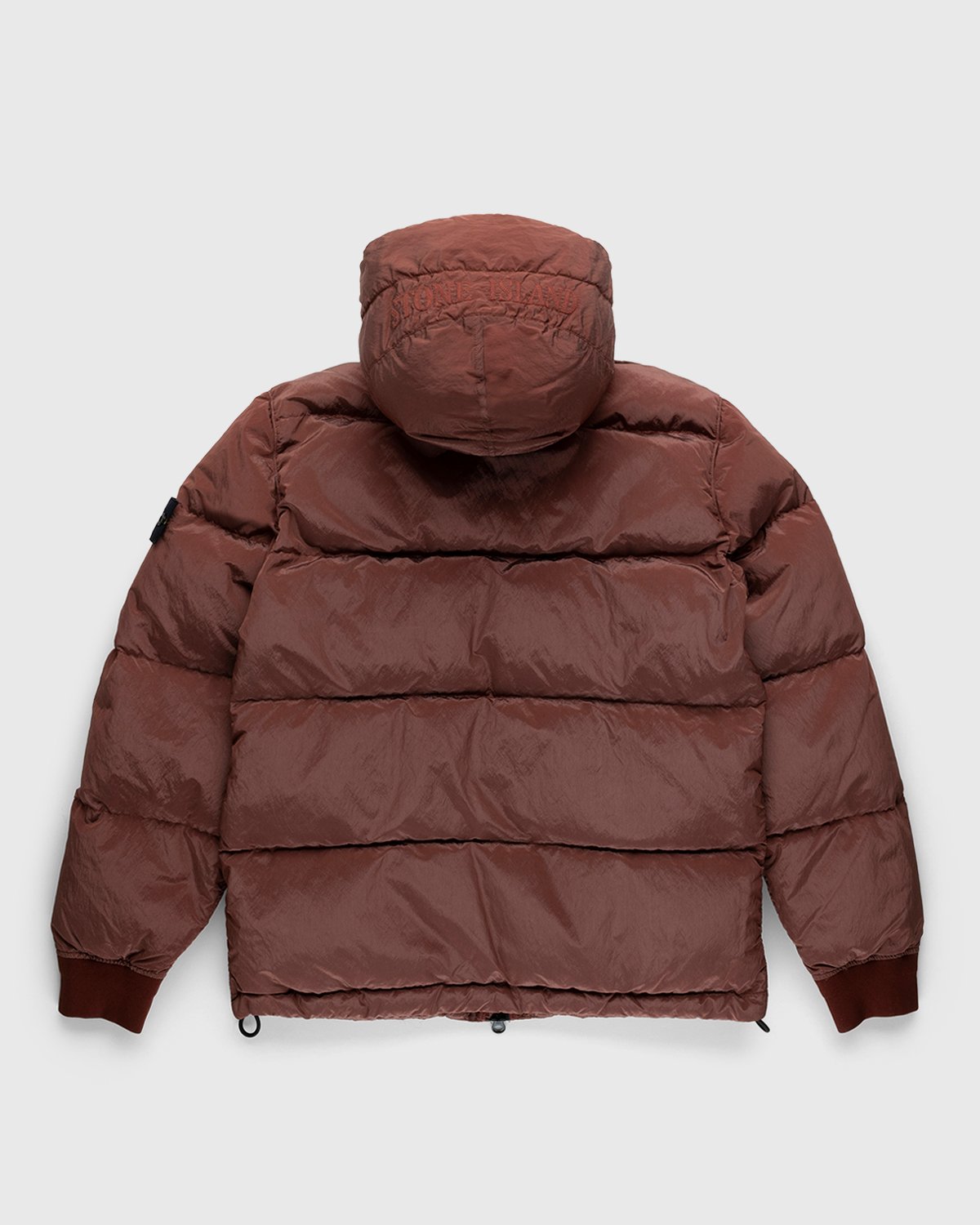 Stone Island - Real Down Jacket Brick Red - Clothing - Red - Image 2