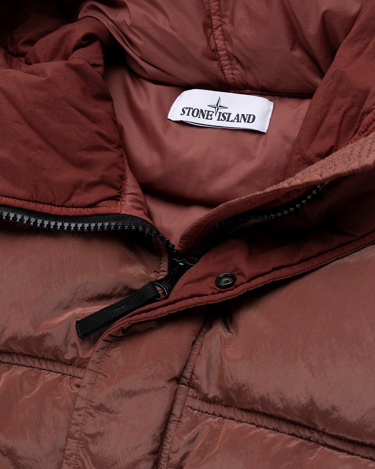 Stone Island - Real Down Jacket Brick Red - Clothing - Red - Image 6