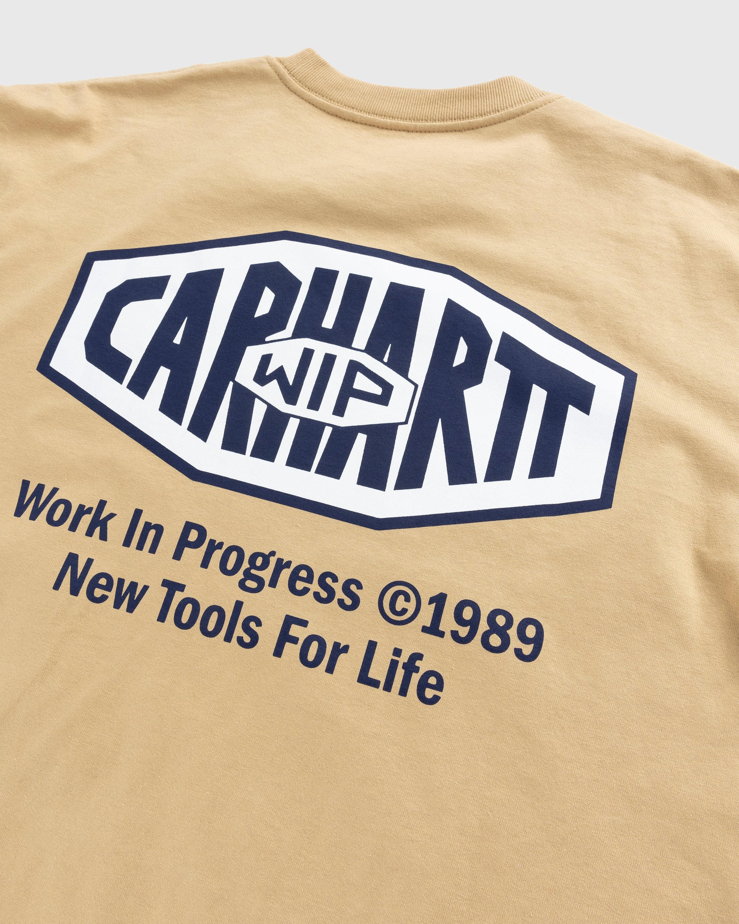 Carhartt WIP - New Tools T-Shirt Brown - Clothing - Beige - Image 4