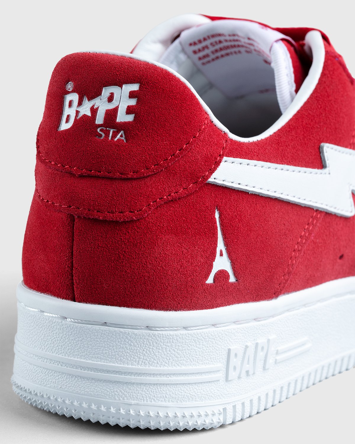 BAPE x Highsnobiety - BAPE STA Red - Footwear - Red - Image 7