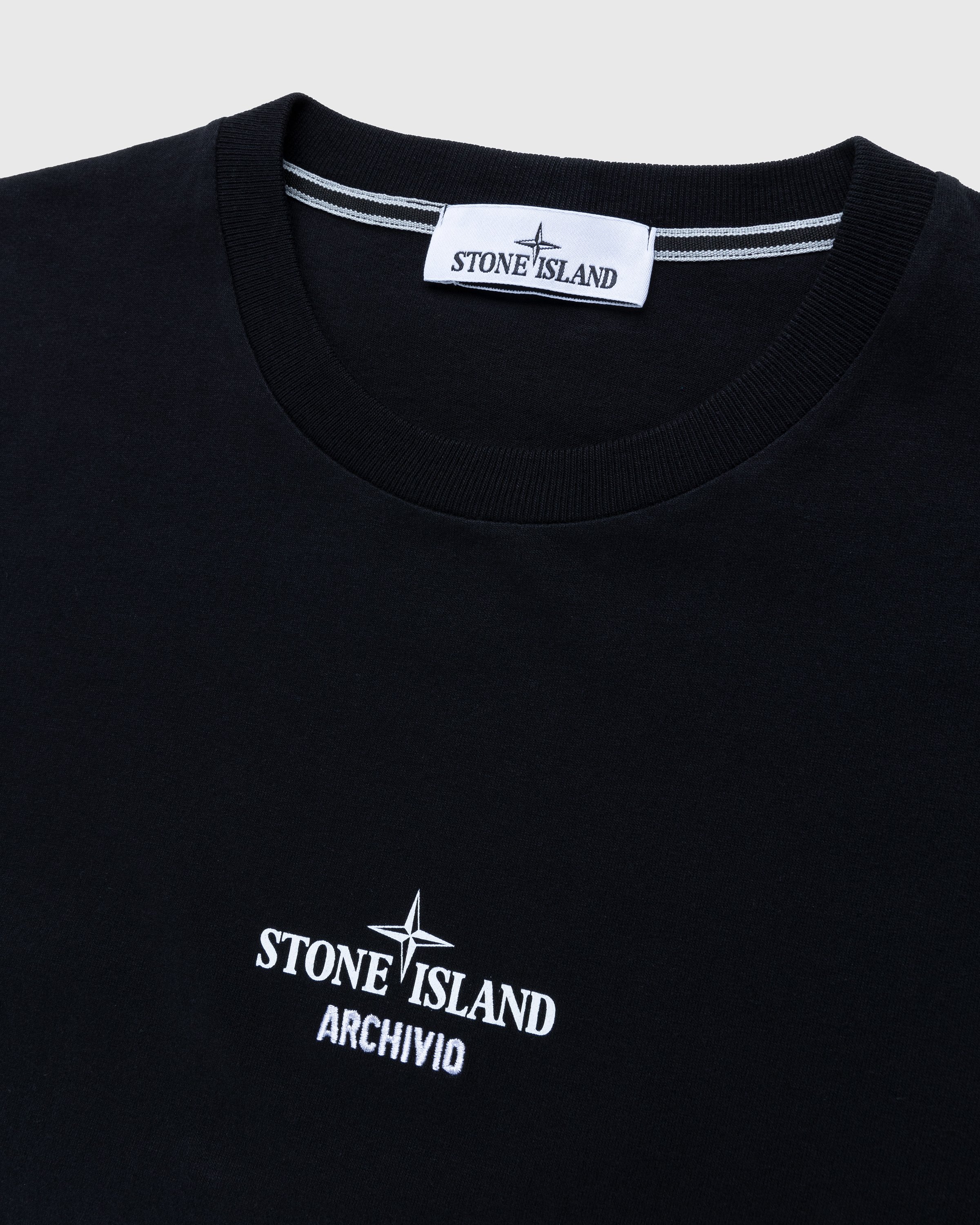 Stone Island - Archivio T-Shirt Black - Clothing - Black - Image 5