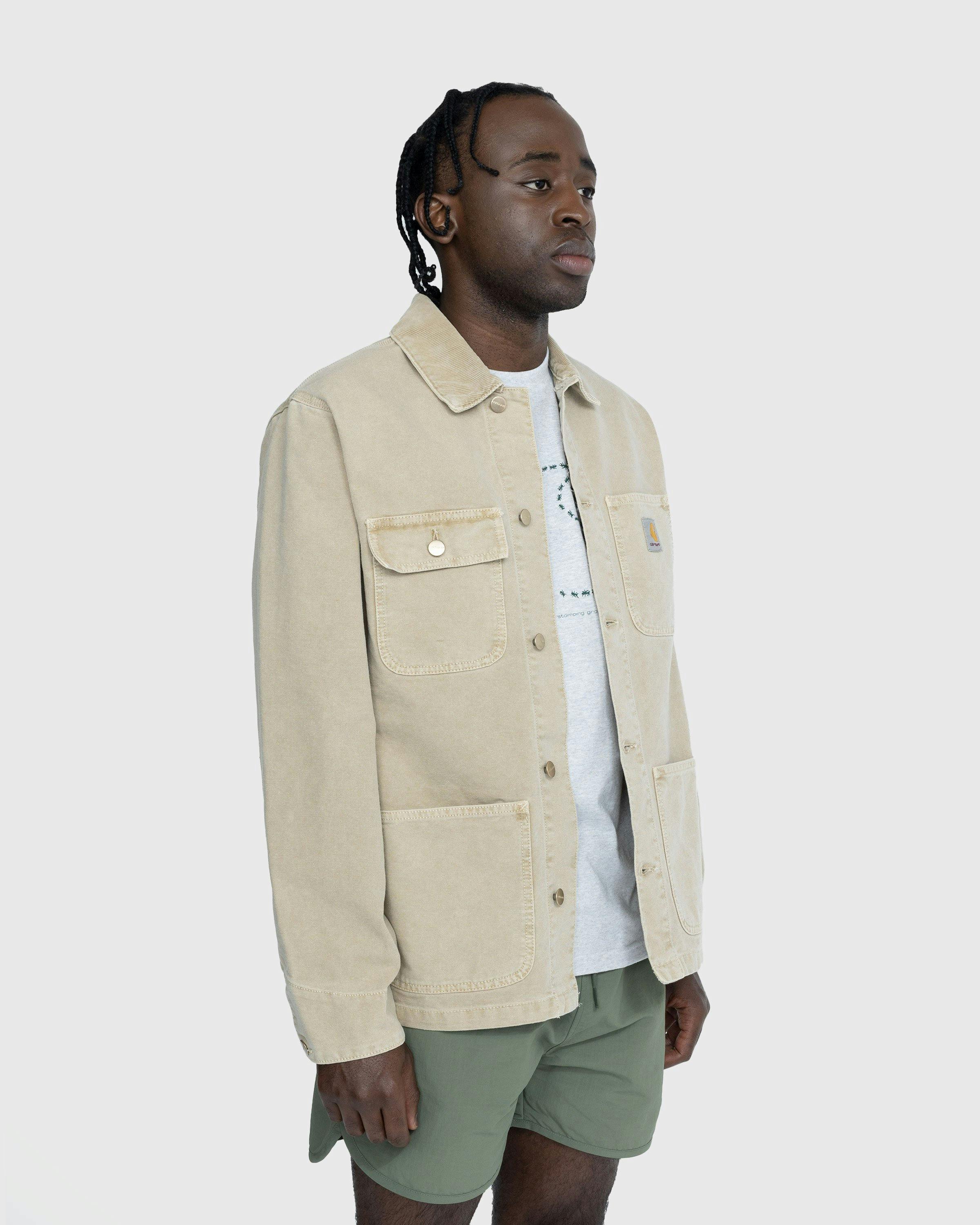 Carhartt WIP - Michigan Chore Coat Beige - Clothing - Brown - Image 4