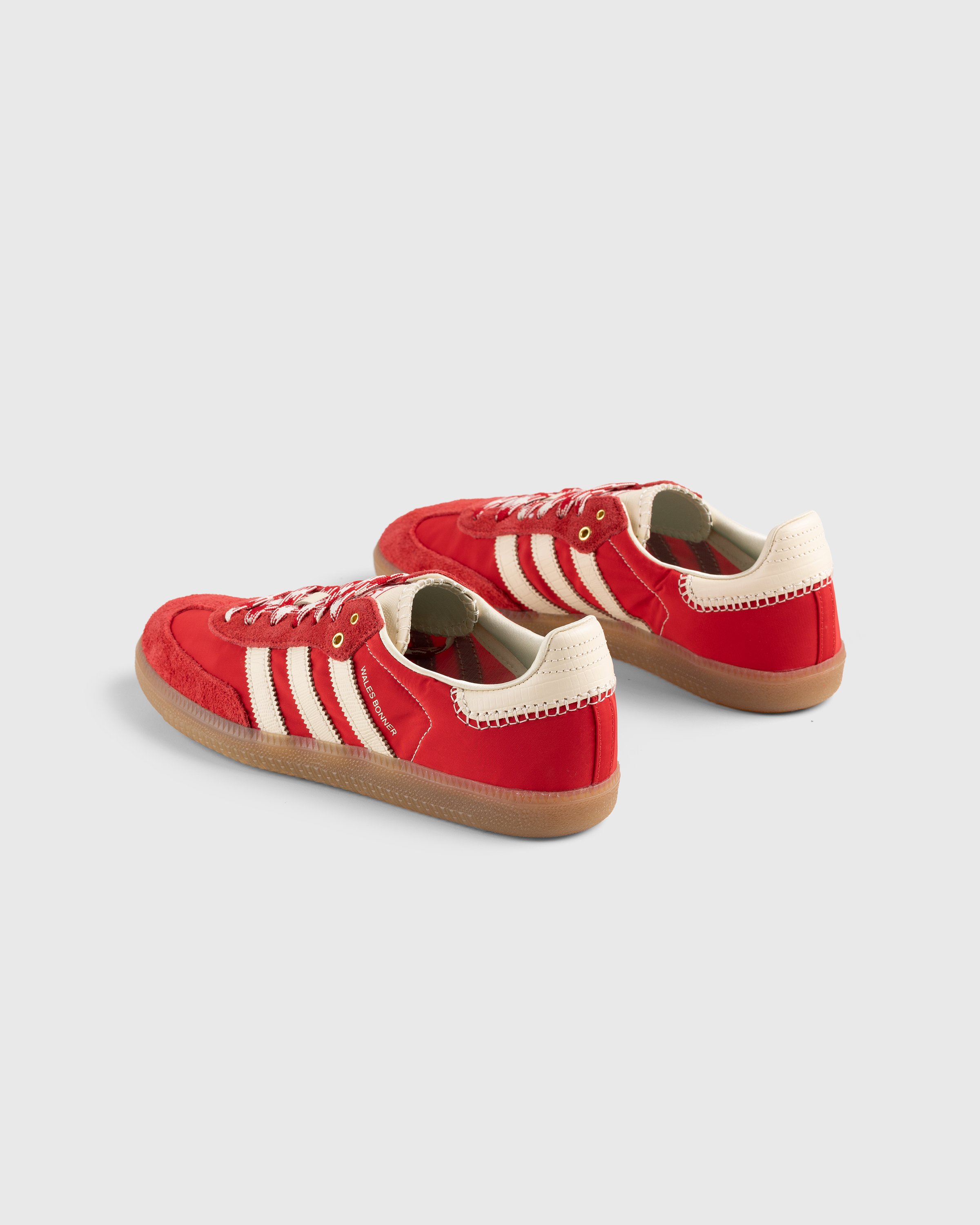 Adidas x Wales Bonner - WB Samba Scarlet/Ecru Tint/Scarlet - Footwear - Red - Image 3