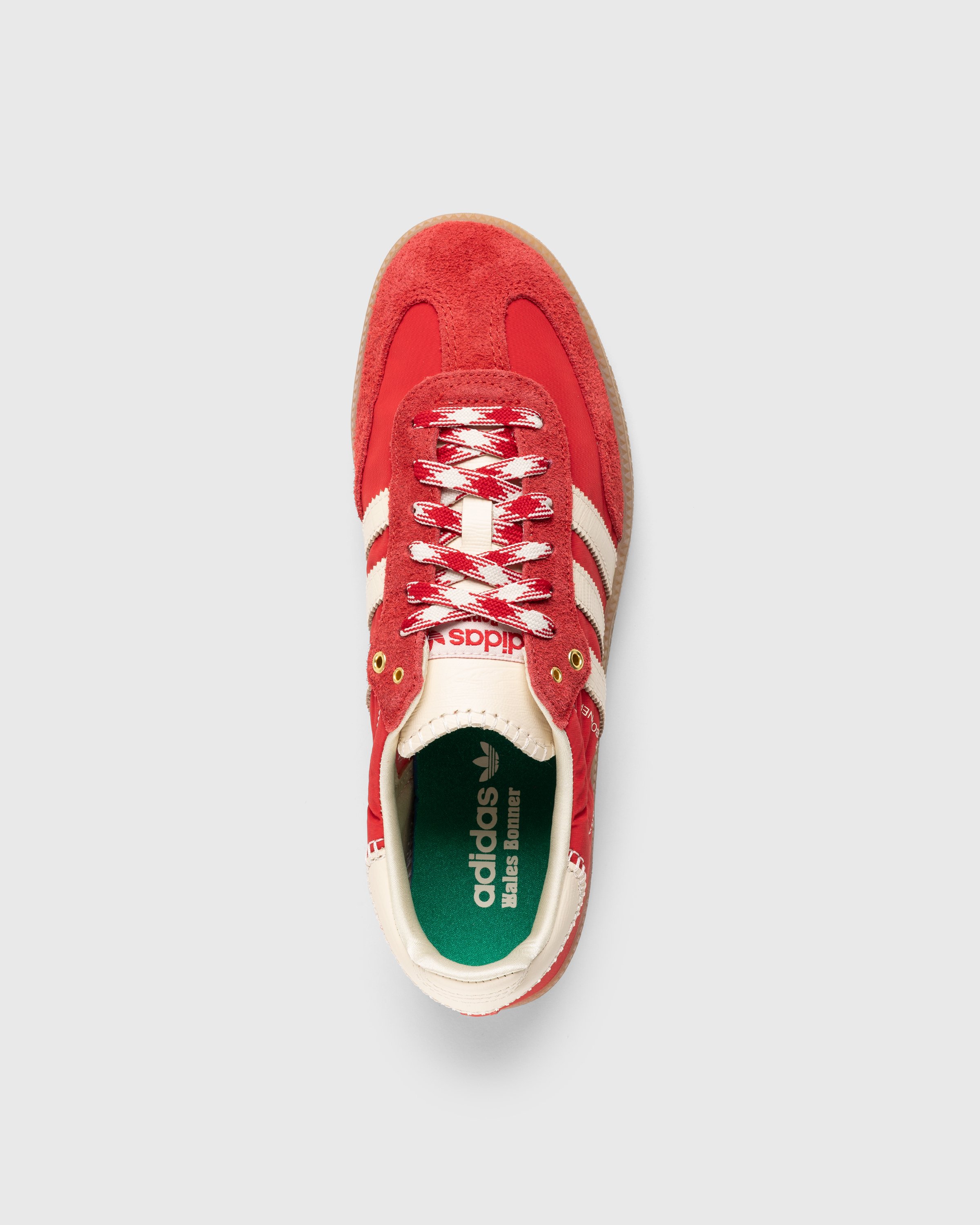 Adidas x Wales Bonner - WB Samba Scarlet/Ecru Tint/Scarlet - Footwear - Red - Image 5