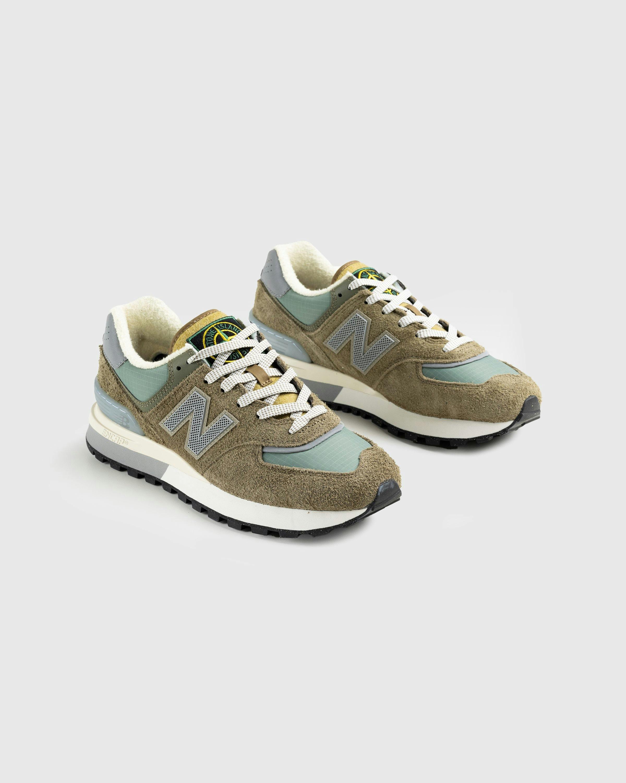 New Balance x Stone Island - 574 Legacy Green - Footwear - Green - Image 3