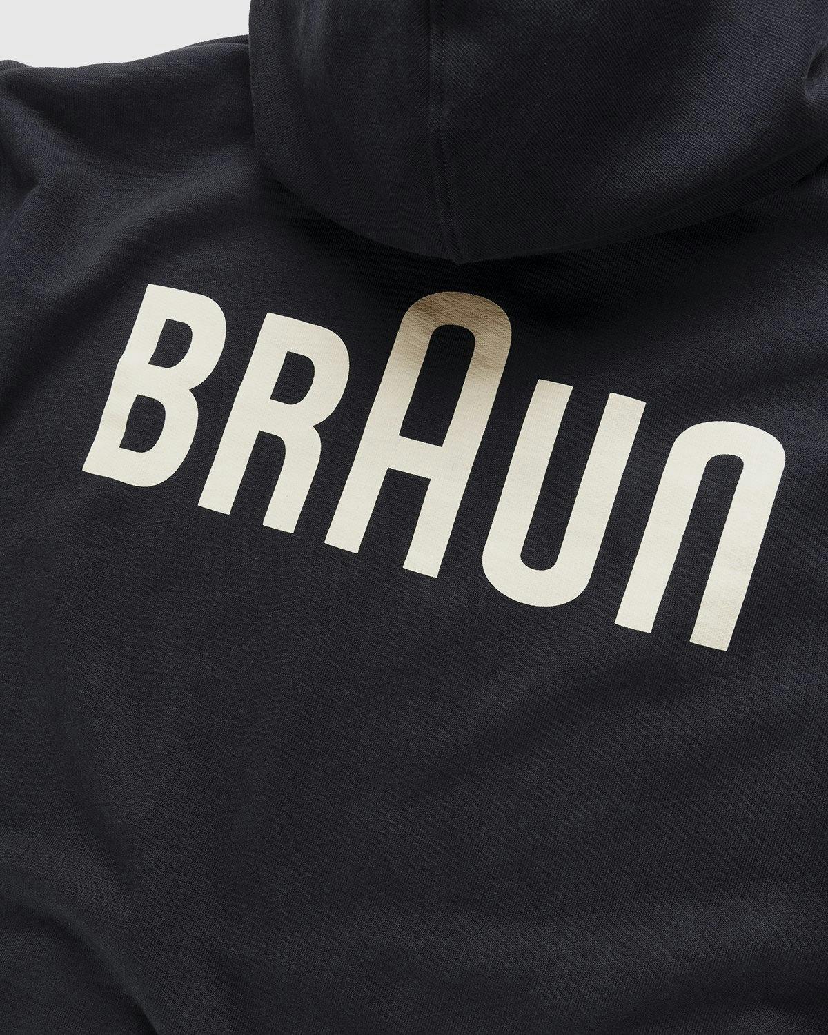 BRAUN x Highsnobiety - Logo Hoodie Black - Clothing - Black - Image 5