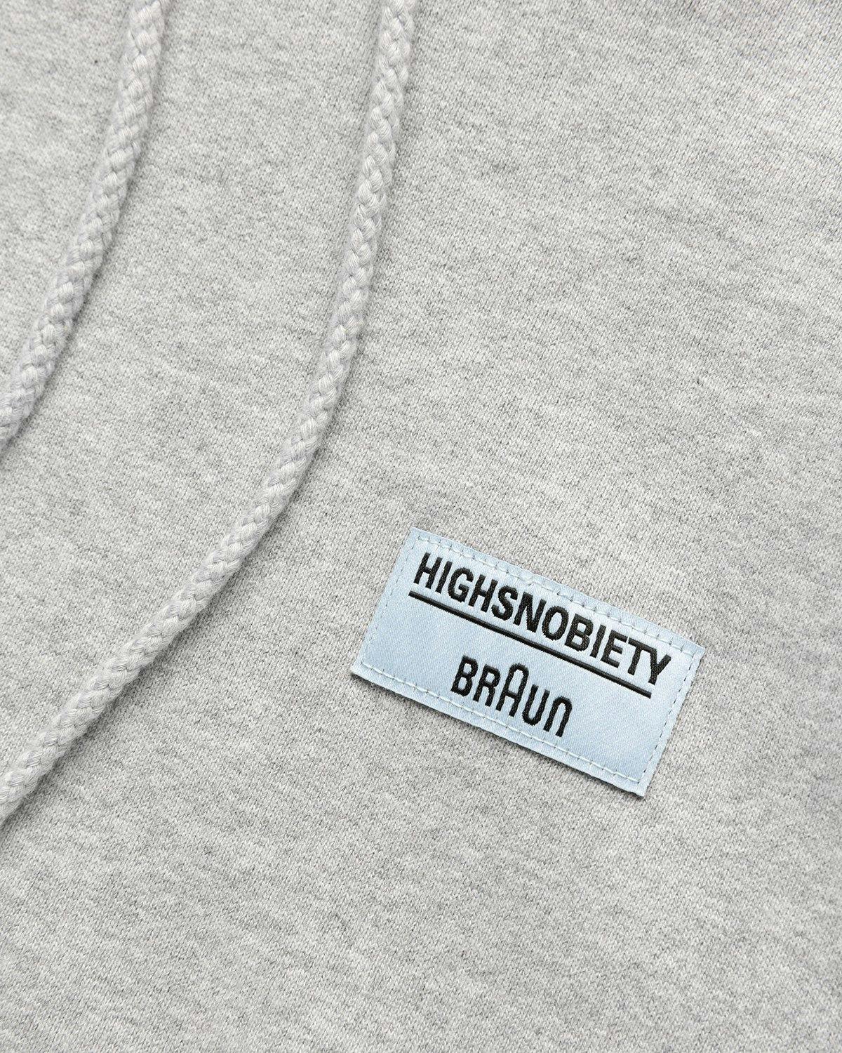 BRAUN x Highsnobiety - TS45 L450 TG60 Wandanlage Hoodie Grey - Clothing - Grey - Image 4