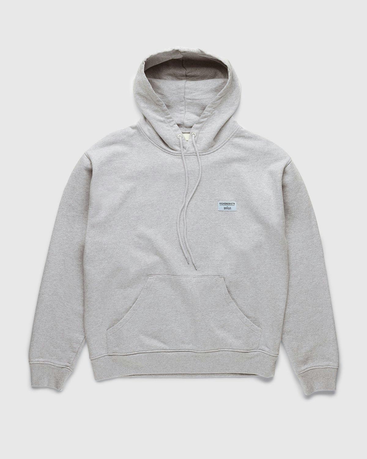 BRAUN x Highsnobiety - TS45 L450 TG60 Wandanlage Hoodie Grey - Clothing - Grey - Image 2