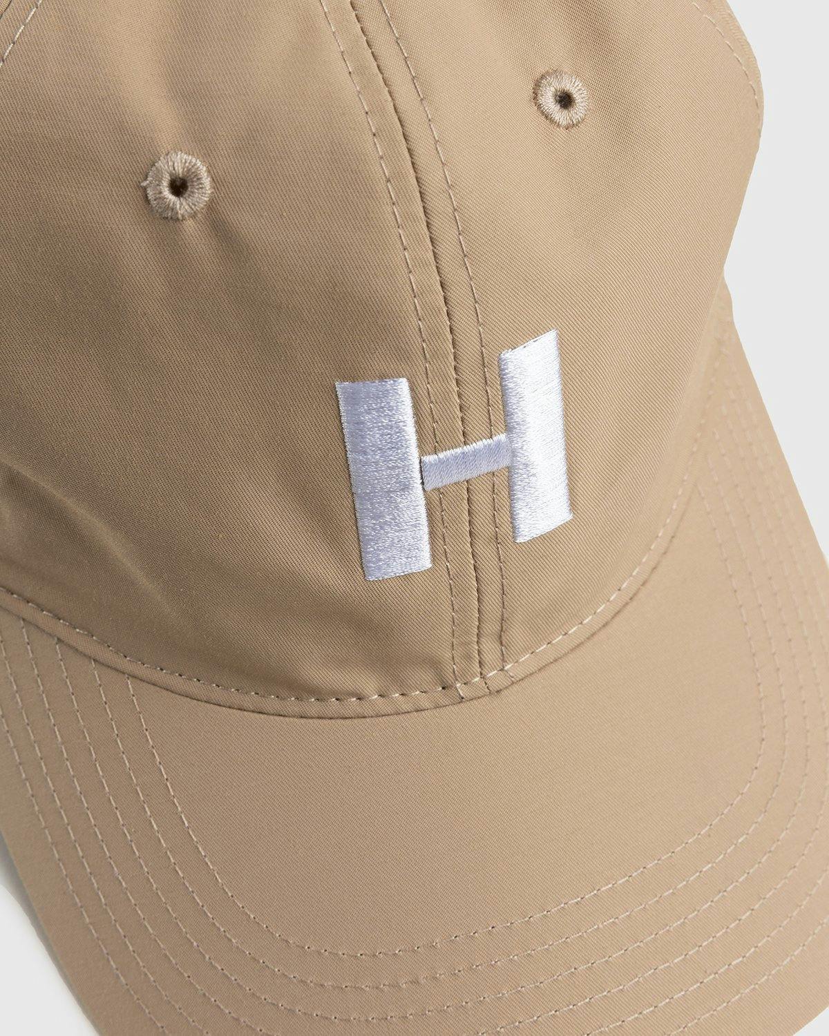 Highsnobiety - Cotton Nylon "H" Logo Cap Beige - Accessories - Beige - Image 5