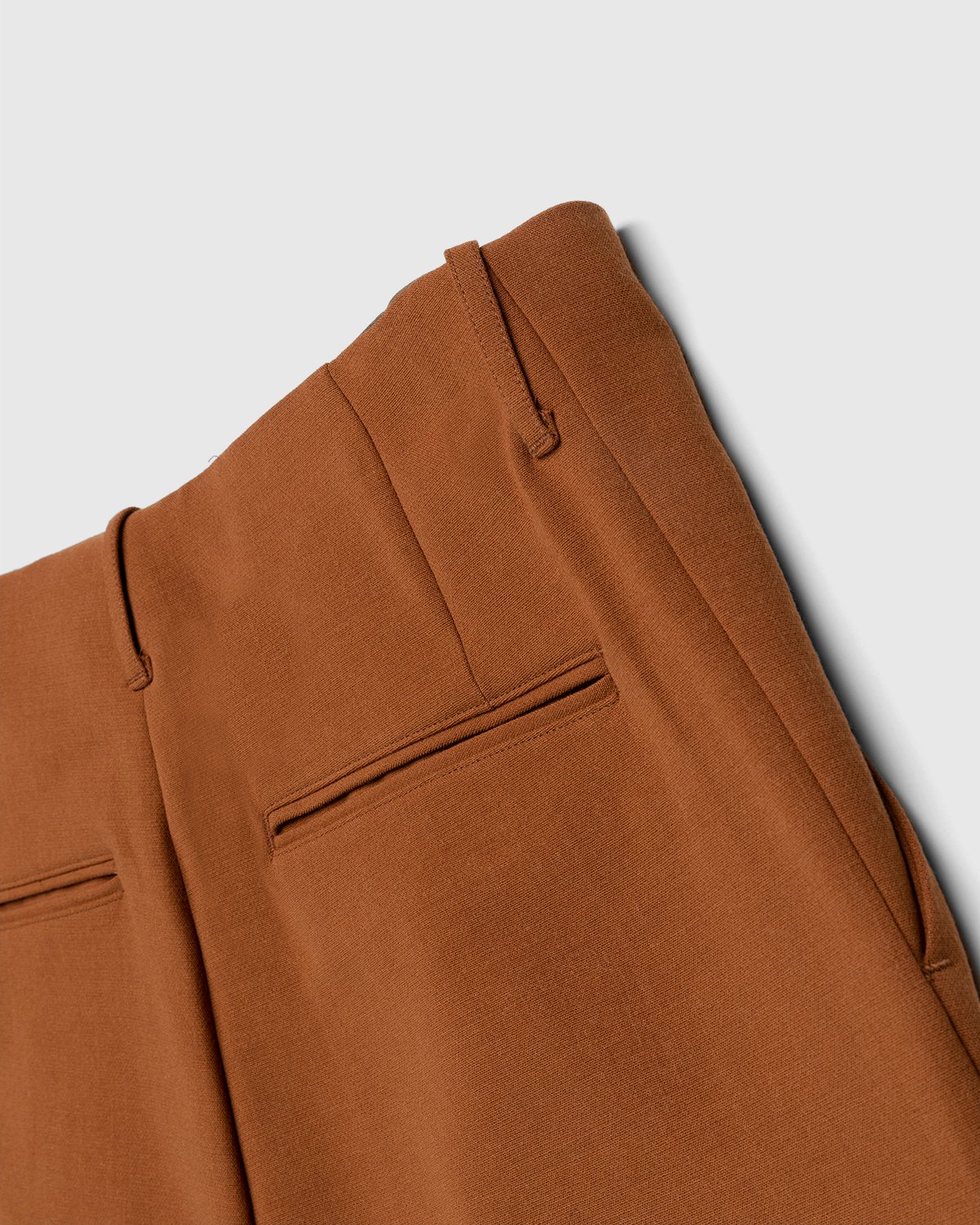 Auralee - Ultra-Fine Wool Pants Dark Orange - Clothing - Orange - Image 5