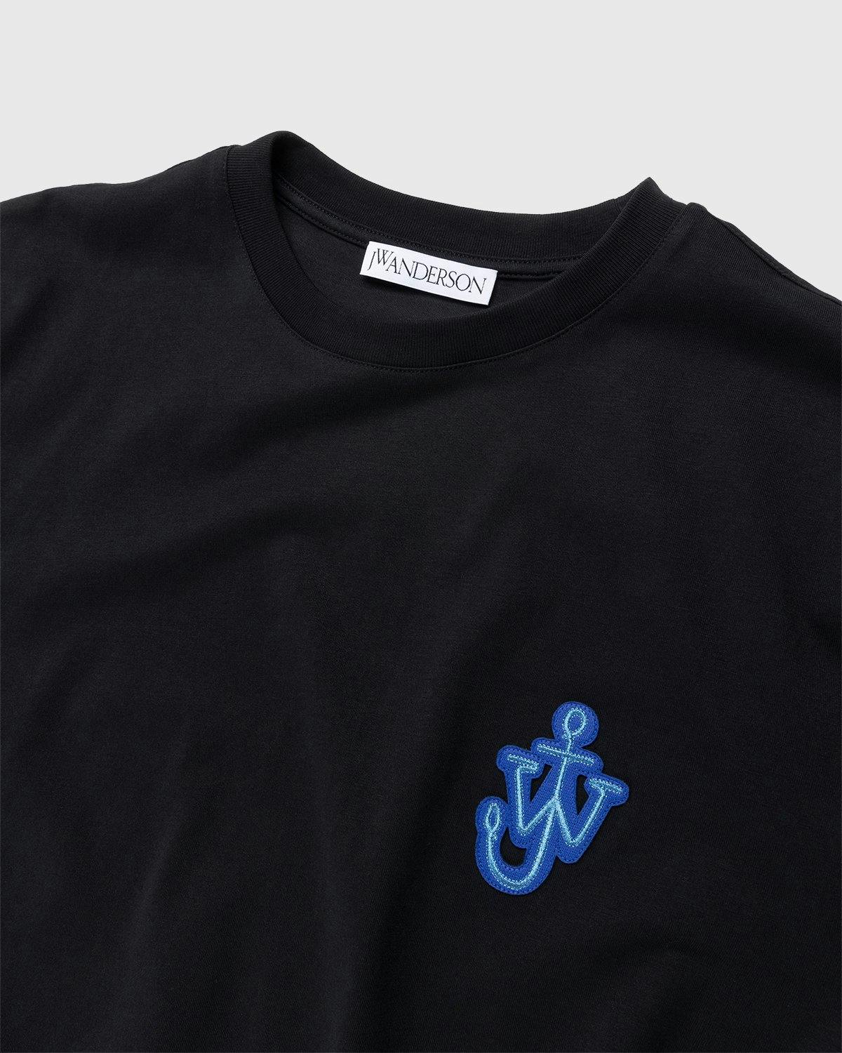 J.W. Anderson - Anchor Patch T-Shirt Black - Clothing - Black - Image 3