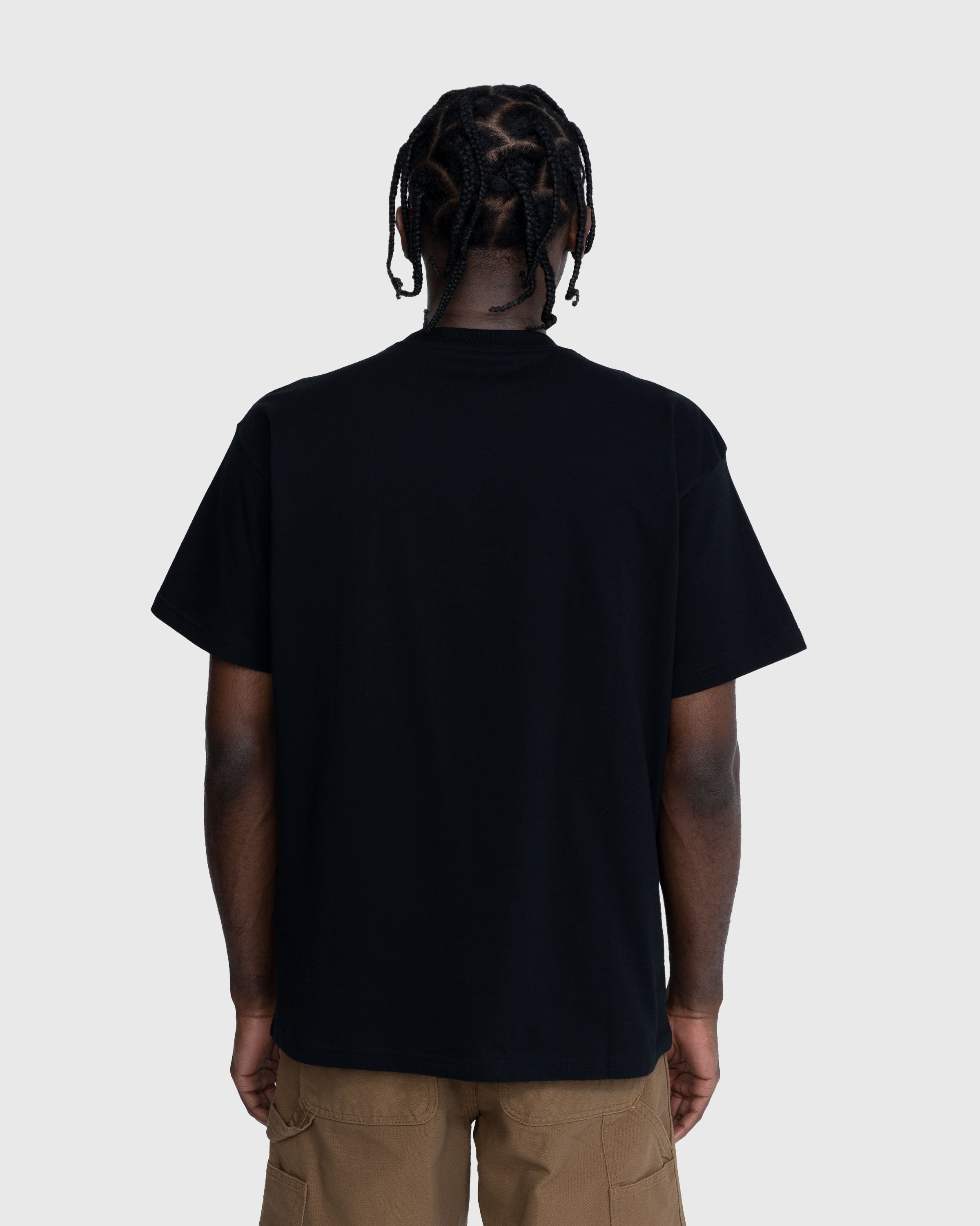 Carhartt WIP - Lasso T-Shirt Black/White - Clothing - Black - Image 3