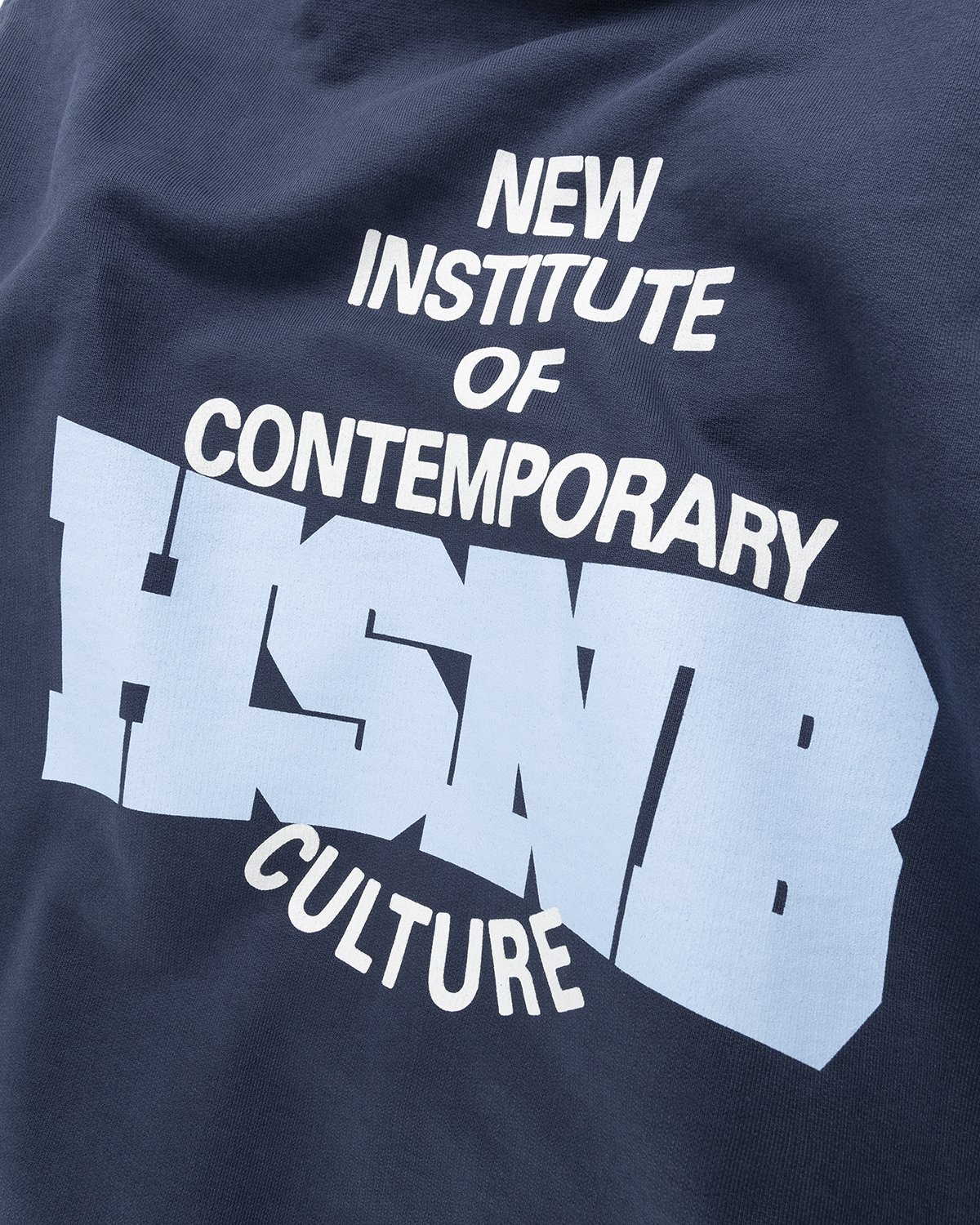 Highsnobiety - HSNB Logo Hoodie Navy - Clothing - Blue - Image 4