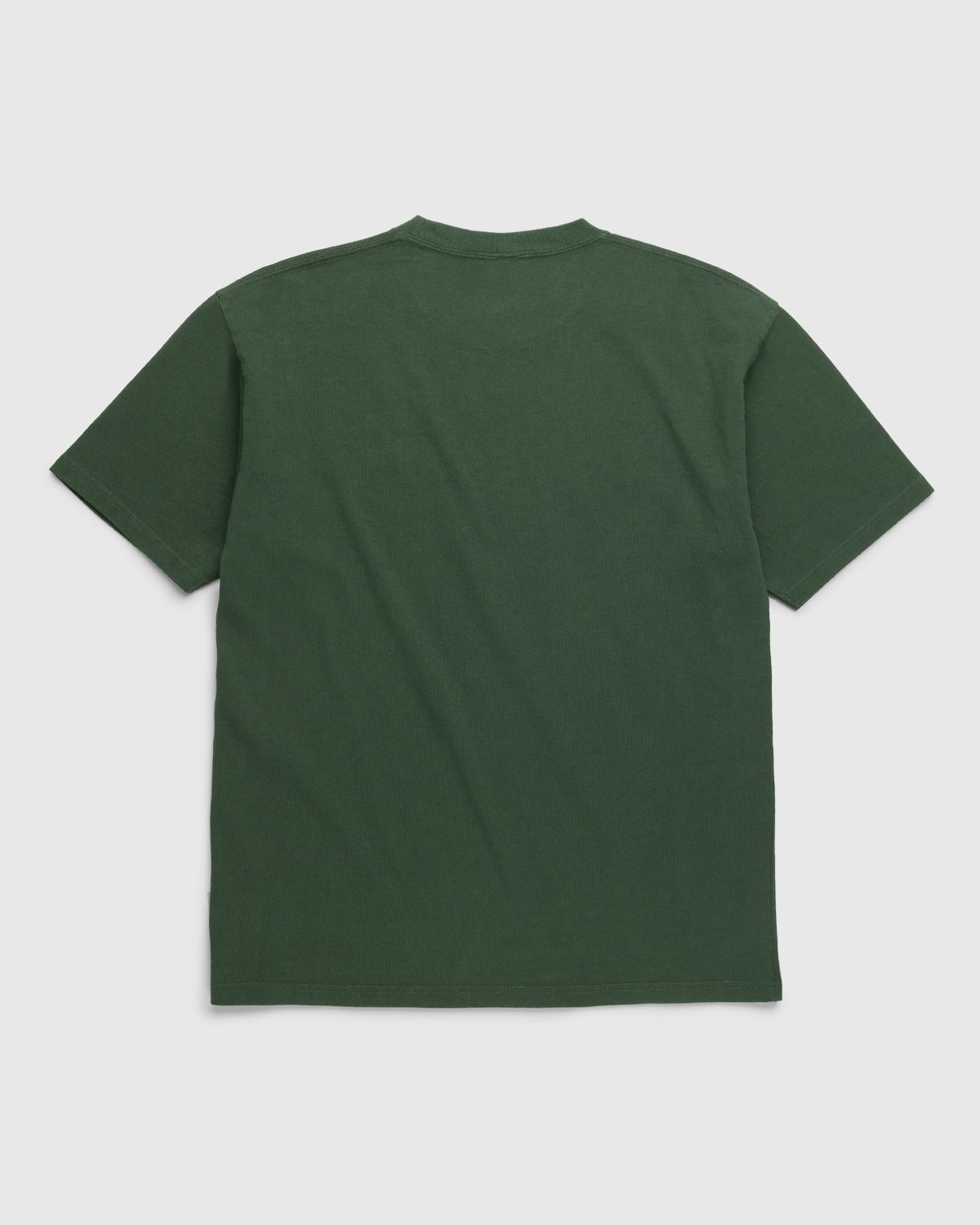 Highsnobiety - Heavy Logo Staples T-Shirt Campus Green - Clothing - Green - Image 2