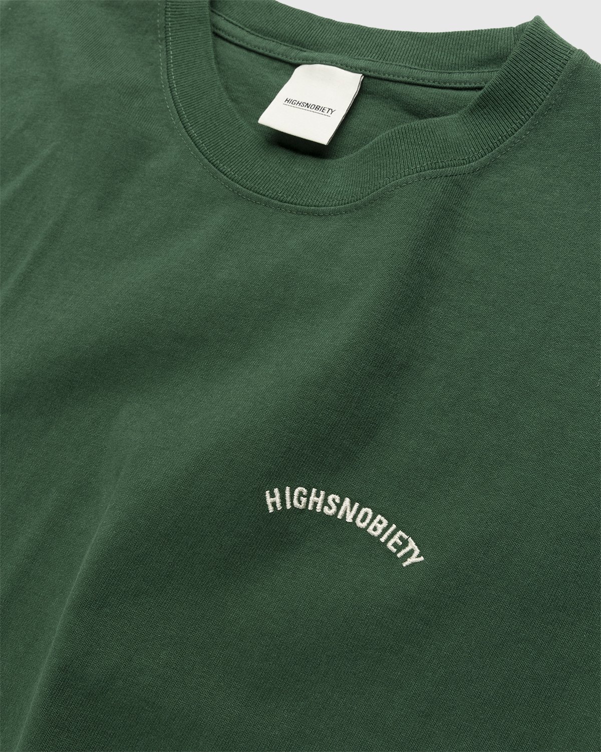 Highsnobiety - Heavy Logo Staples T-Shirt Campus Green - Clothing - Green - Image 3