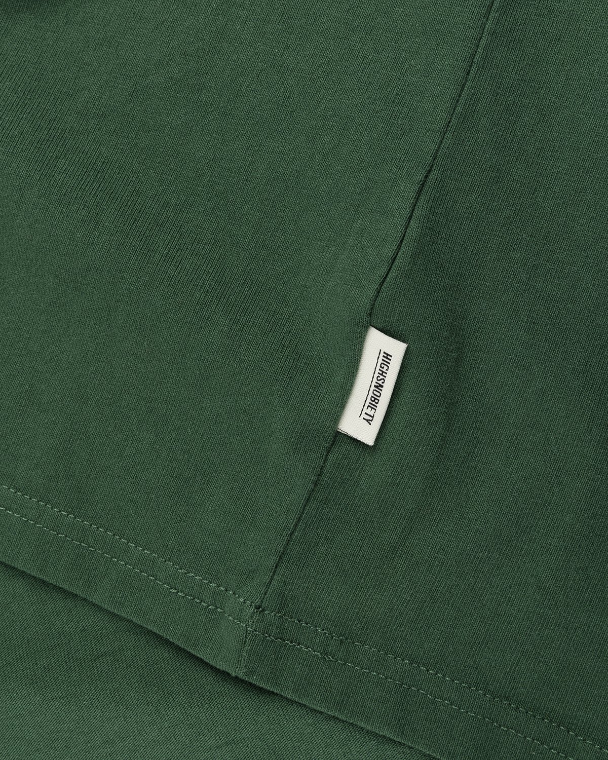Highsnobiety - Heavy Logo Staples T-Shirt Campus Green - Clothing - Green - Image 4