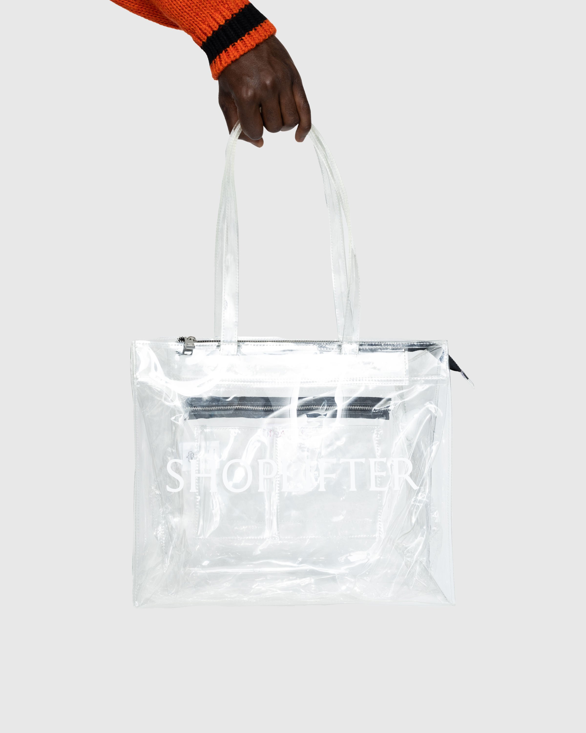 THAMES MMXX. - Transparent Shoplifter Tote - Accessories - White - Image 2